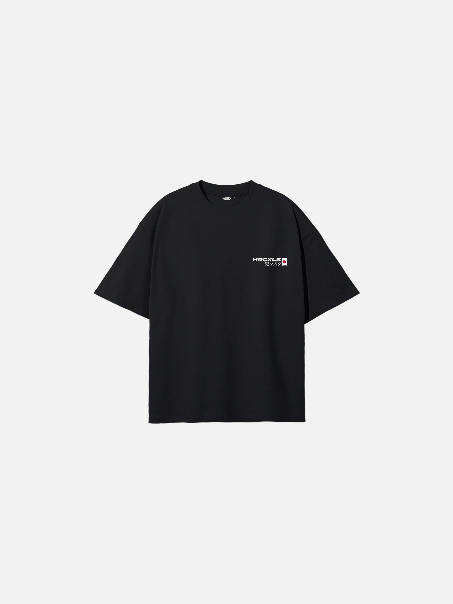 HERCXLES: Oni Oversized T-Shirt - Black front flat lay