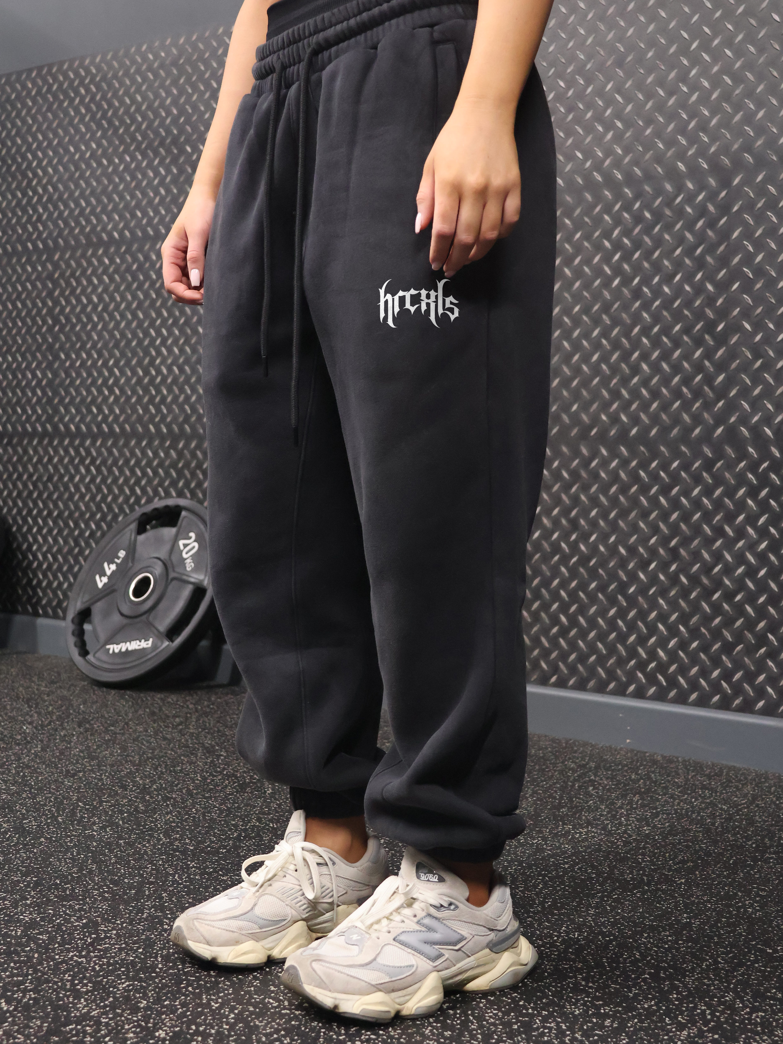 Gothic faded oversized sweatpants