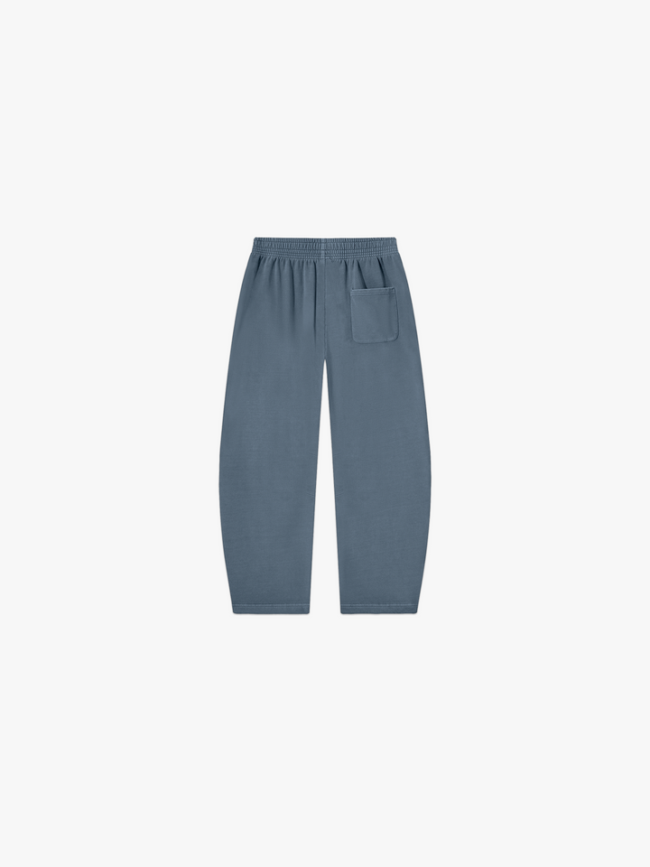 HERCSTUDIOS Sweatpants - Blue Grey back flat lay