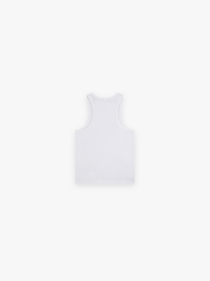 HERCXLES Tank Top - White back flatlay