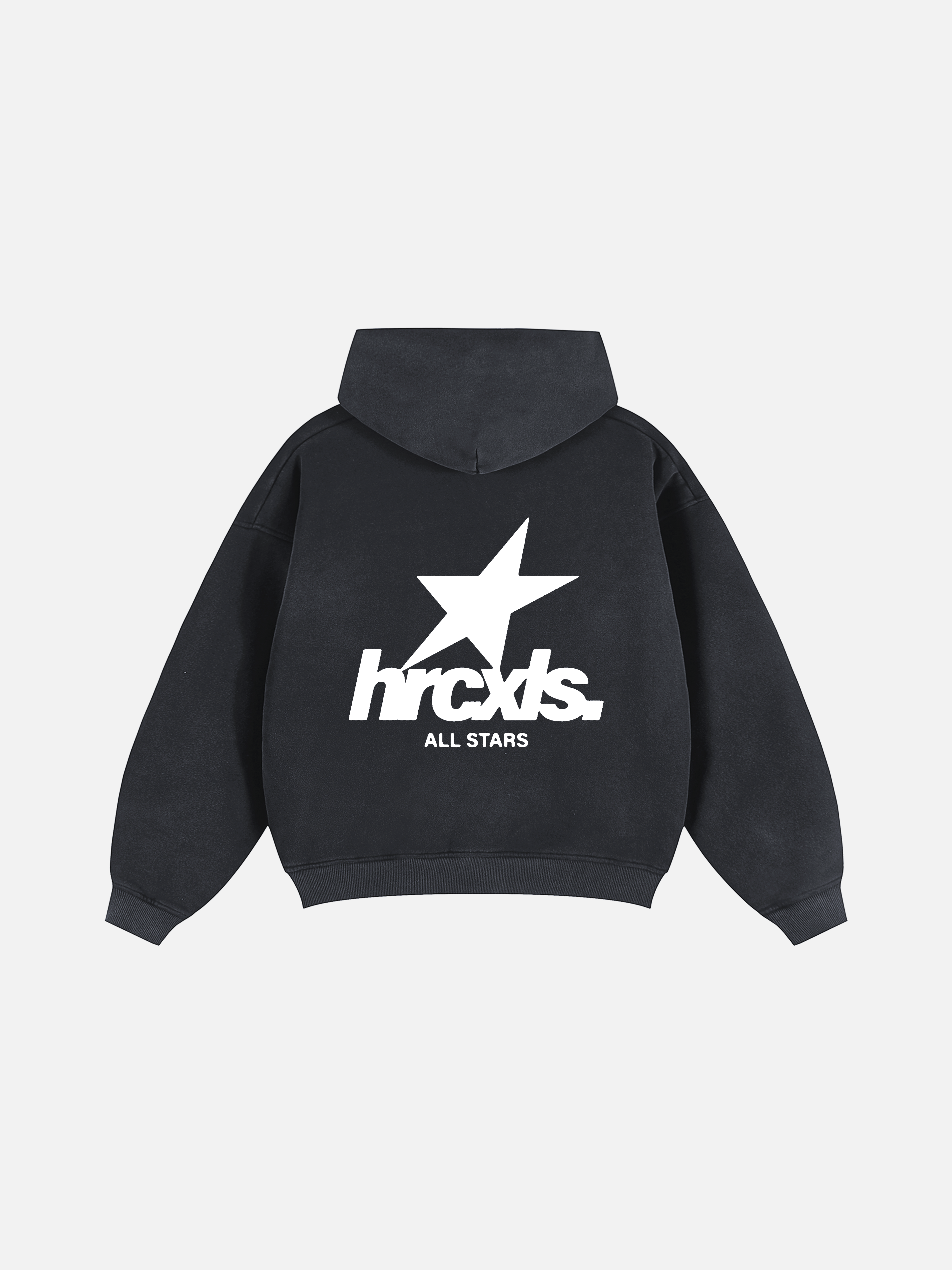 All star faded oversized zip-up hoodie