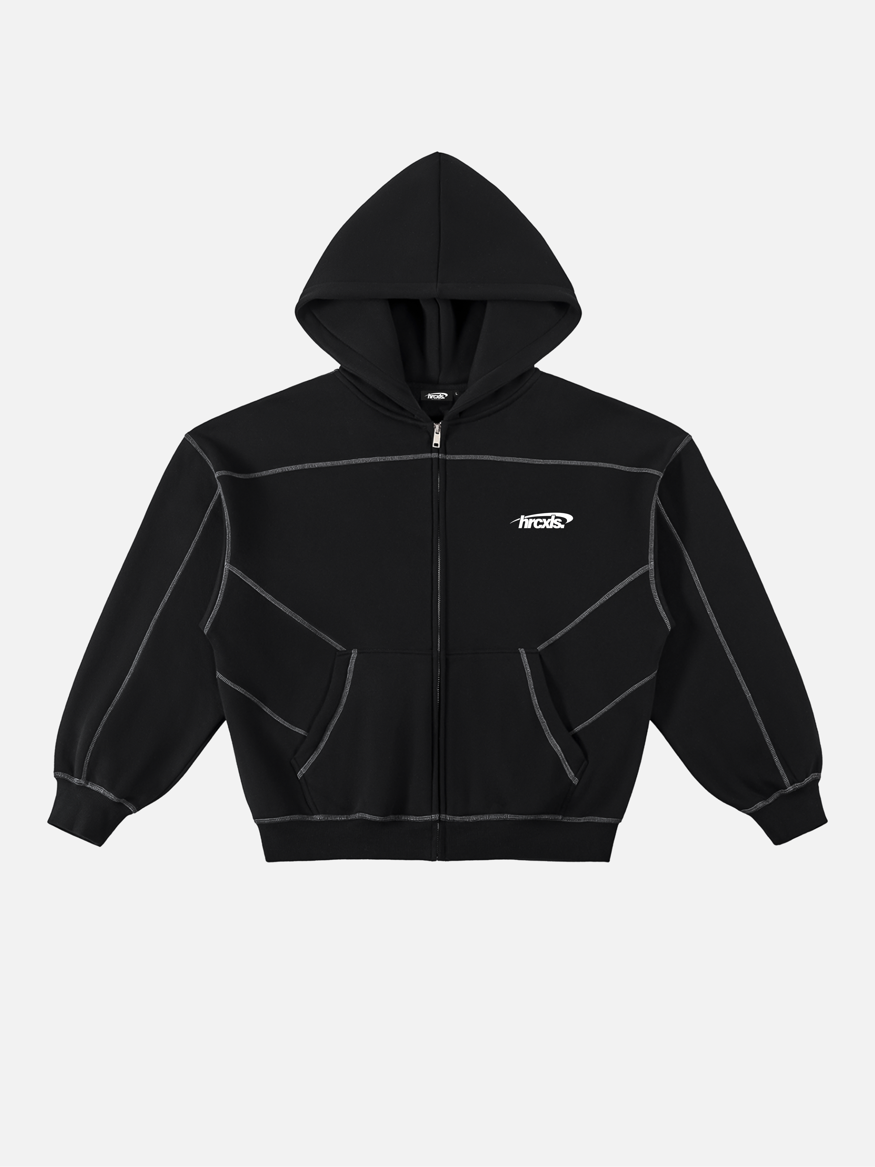 Sport Zip Boxy Hoodie