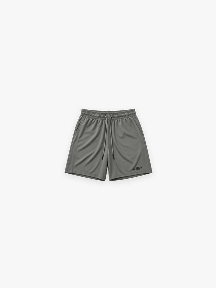 HERCXLES 2026: Sport Drawstring Shorts - Grey flat product image