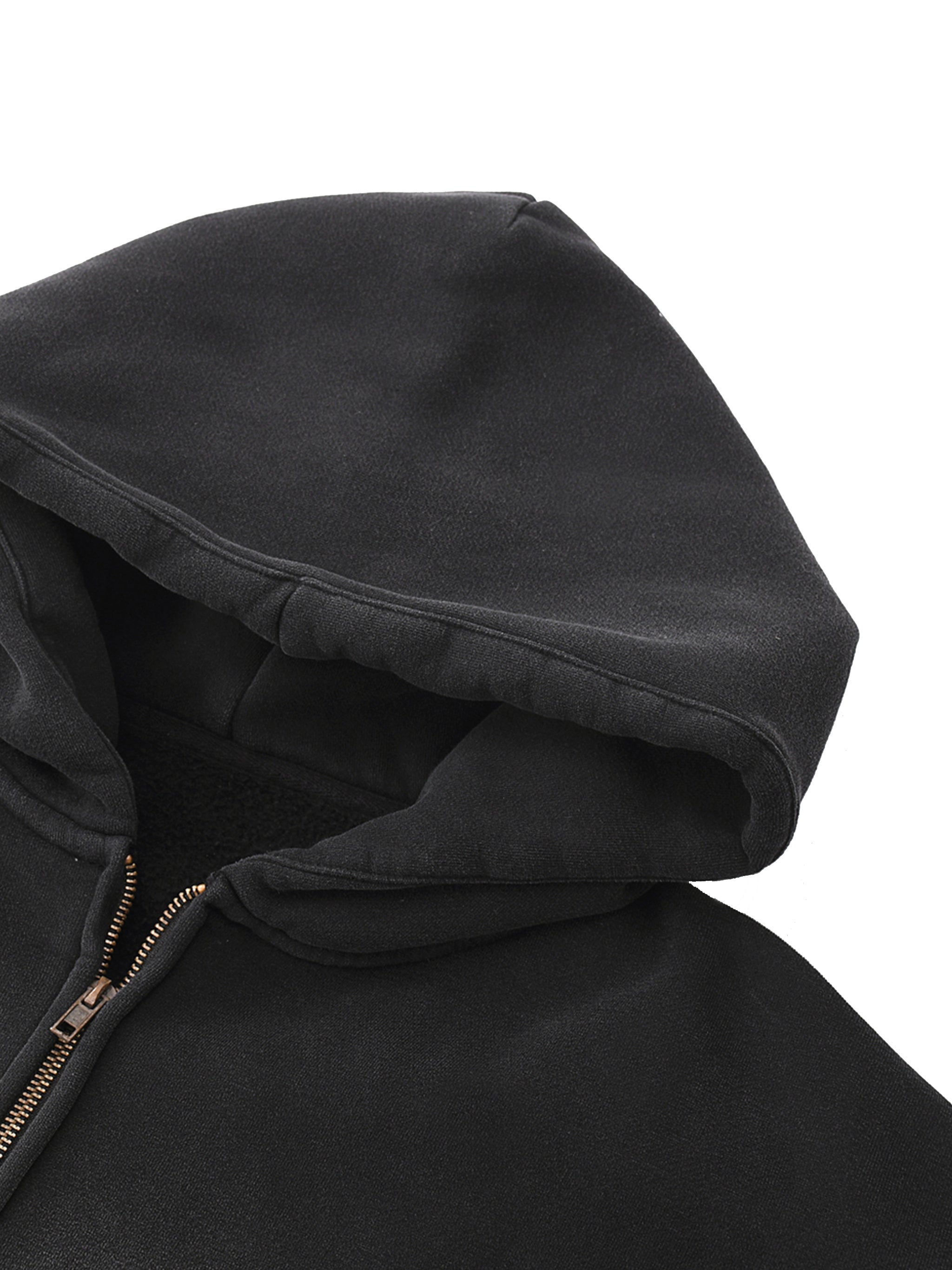 Venom faded oversized zip-up hoodie