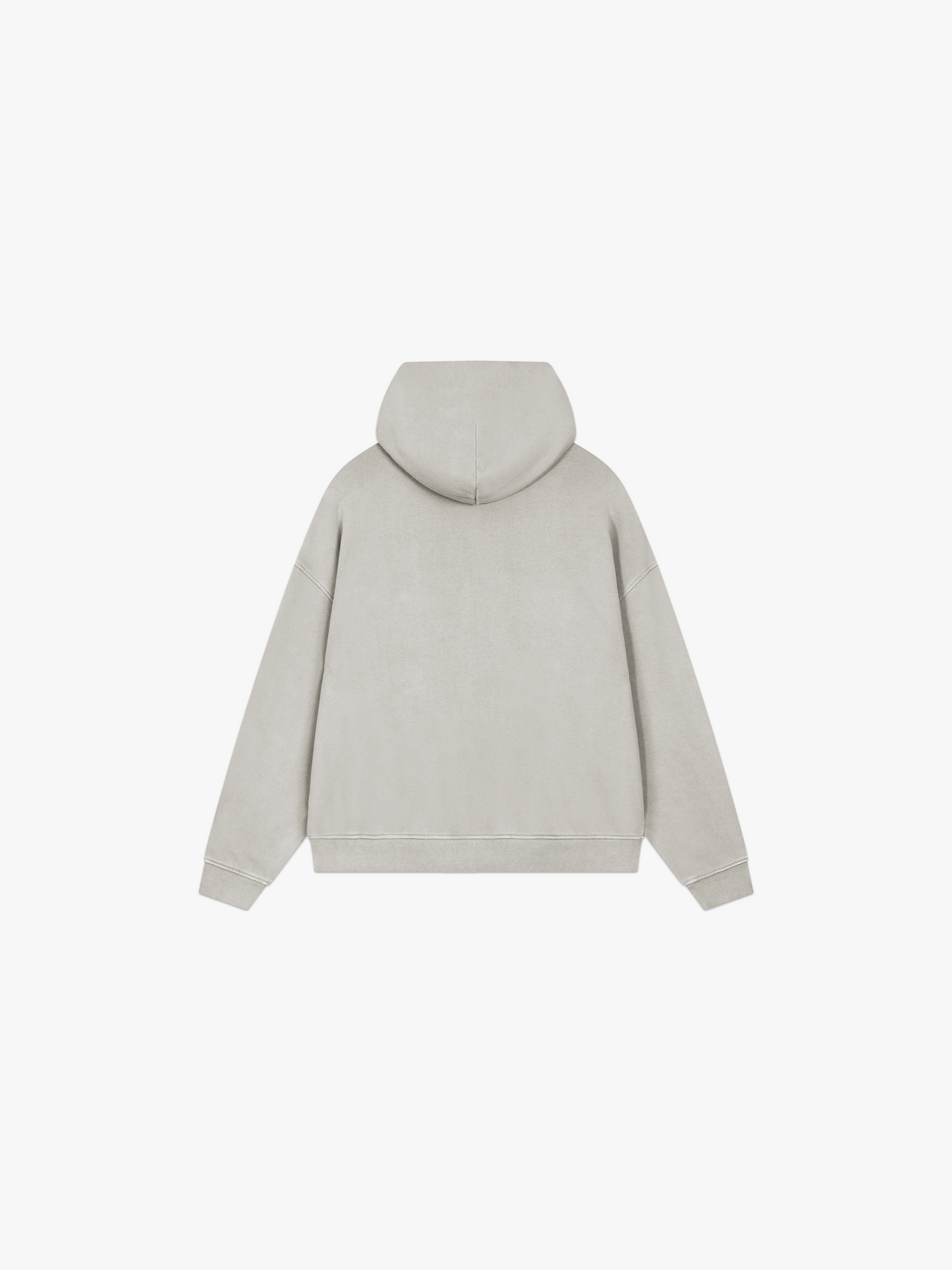 HERCXLES Lifting Club Vintage Wash Hoodie - Cream back flat lay