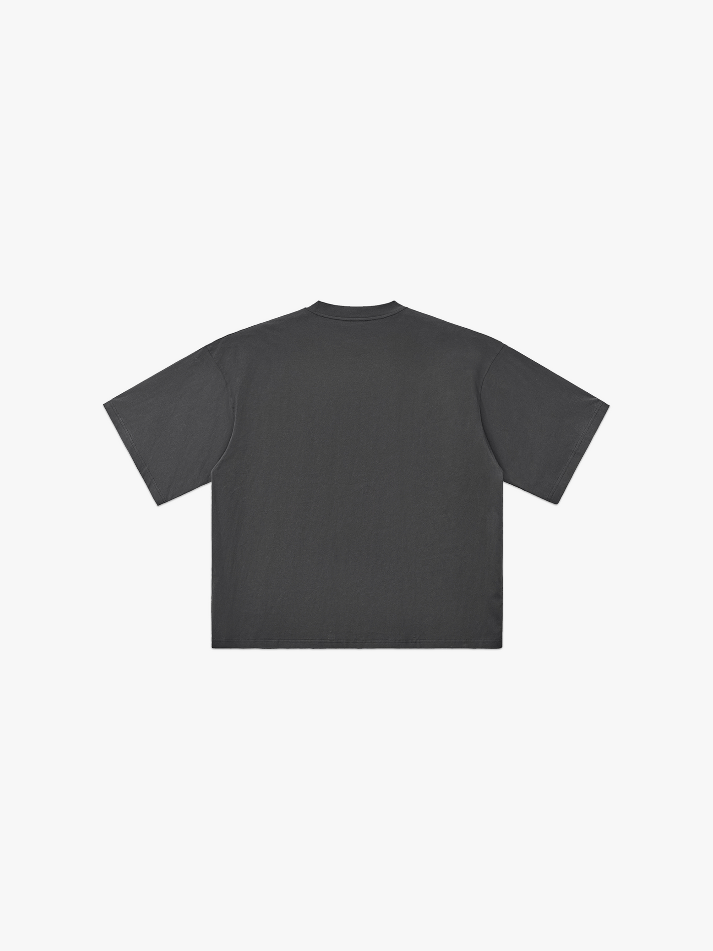 Lifting Club HUGE T-Shirt - Grey / Cream back flat lay