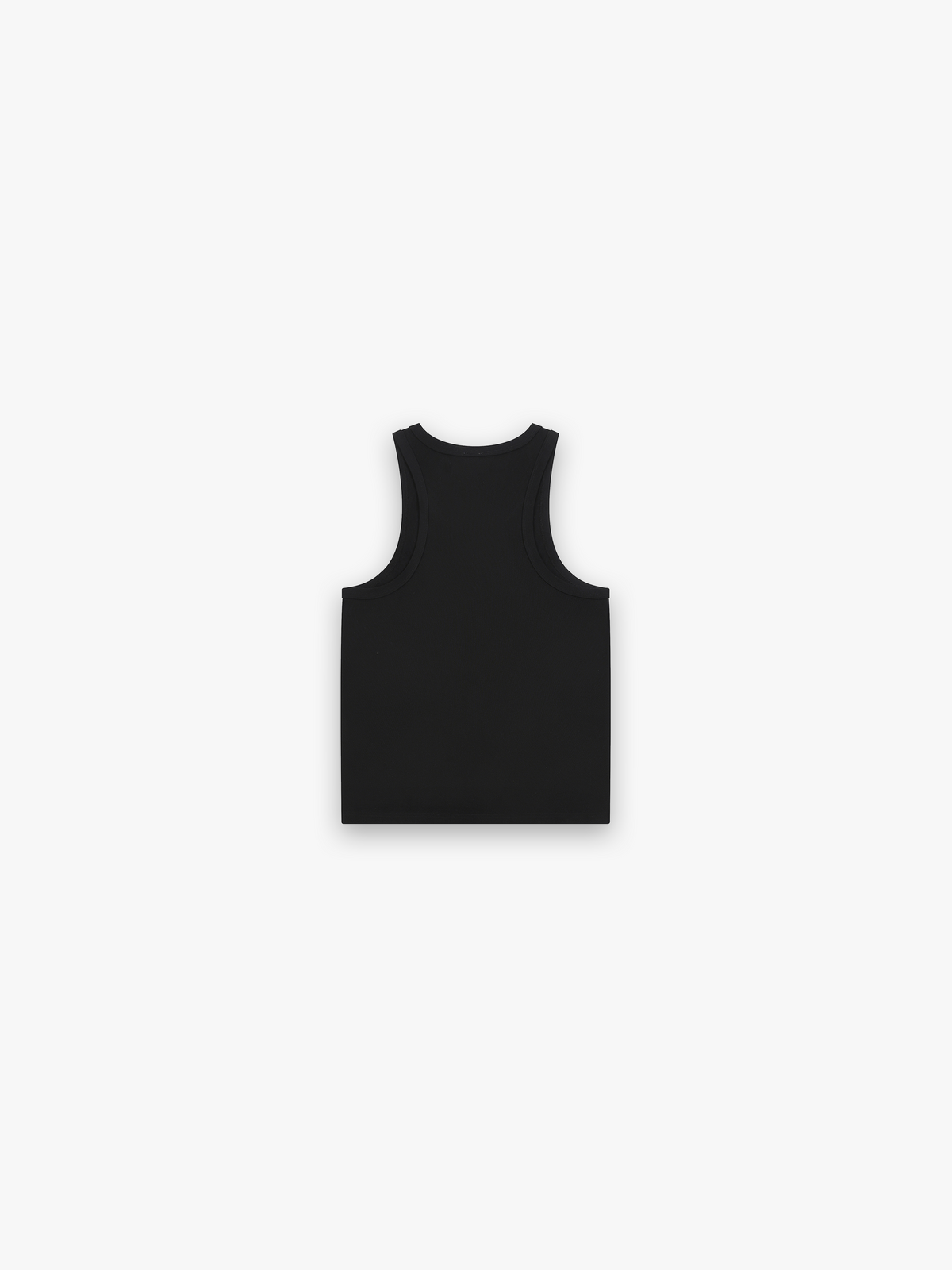 HERCXLES Lifting Club Performance Tank Top - Black tank back flatlay