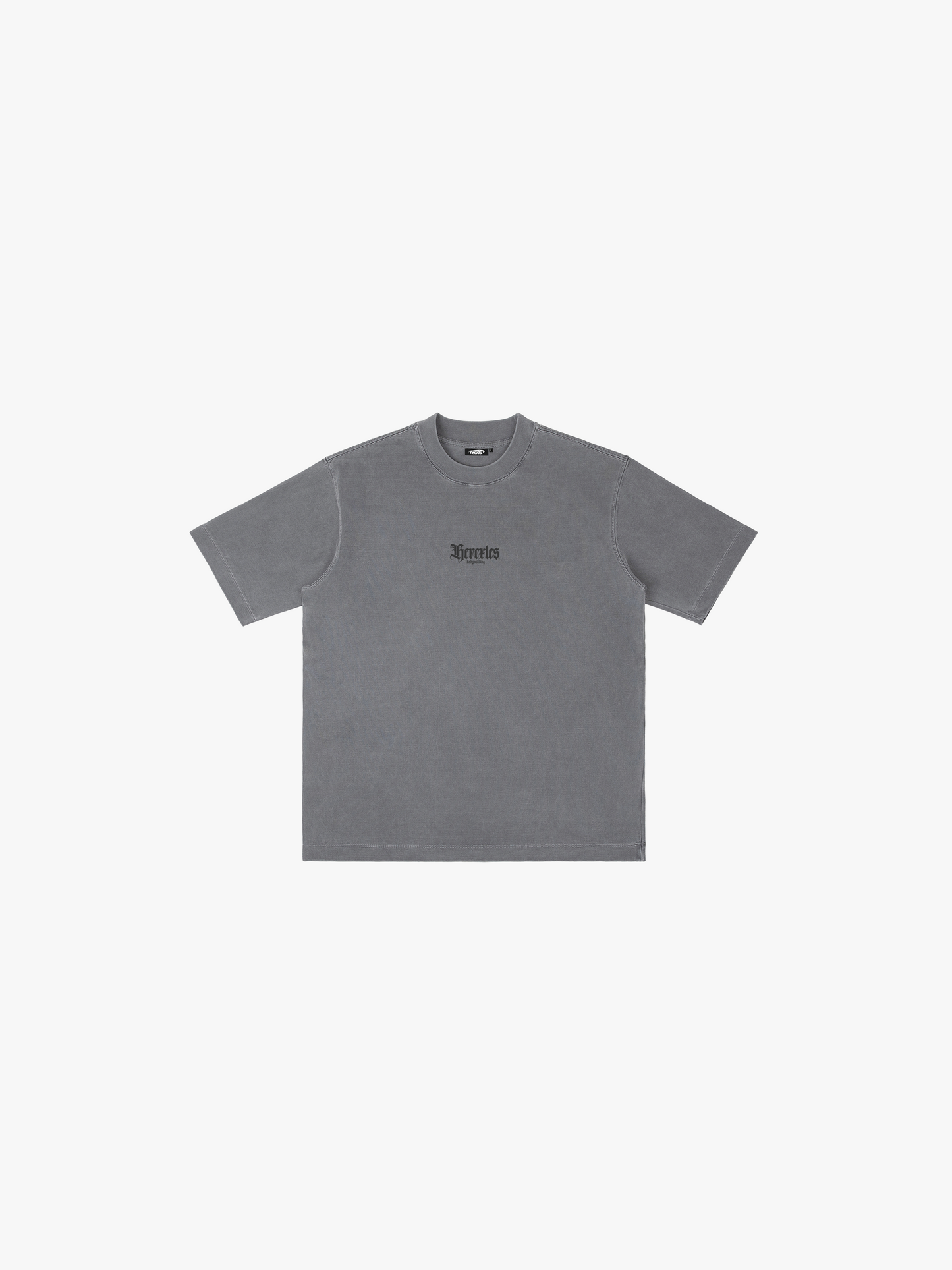 HERCXLES Bodybuilding Vintage T-Shirt in Vintage Grey - front flat lay