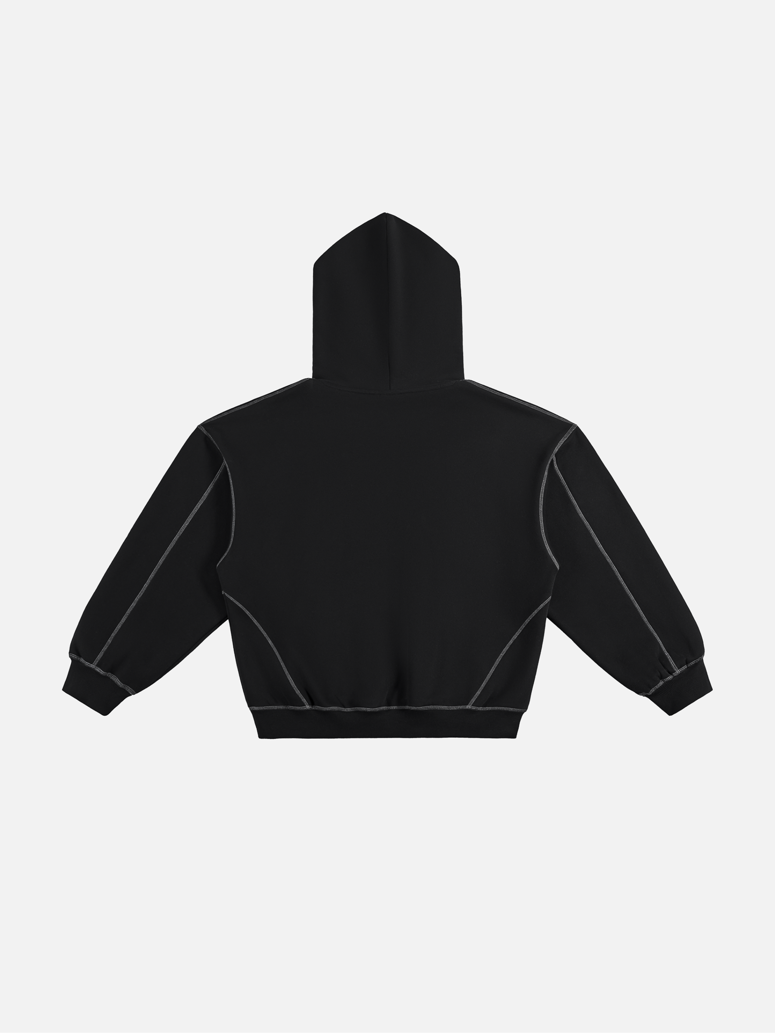 Sport Zip Boxy Hoodie
