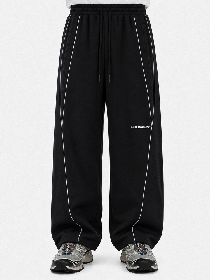 HCX feature detail: Reflective Straight-Leg Sweatpants - hcx gallery reflective sweatpants black