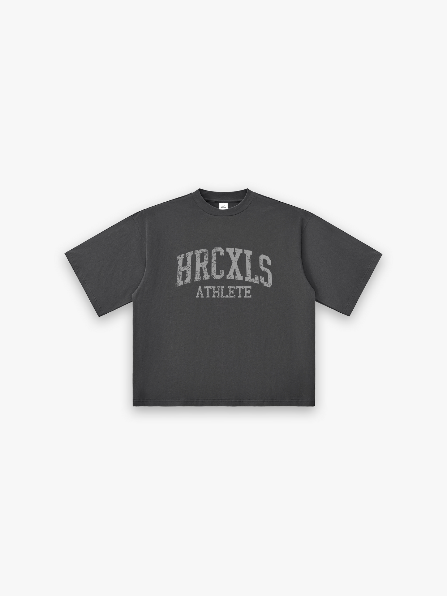 HRCXLES 2026: HRCXLS Athlete Giant T-Shirt - Dark Grey front