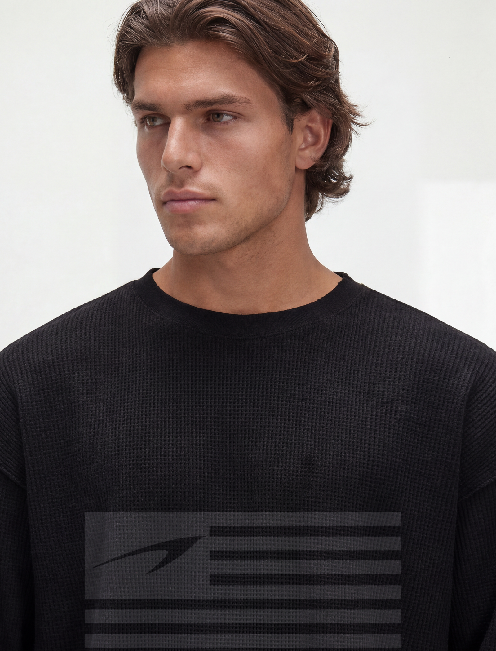 USA Rag Tee - Black close up