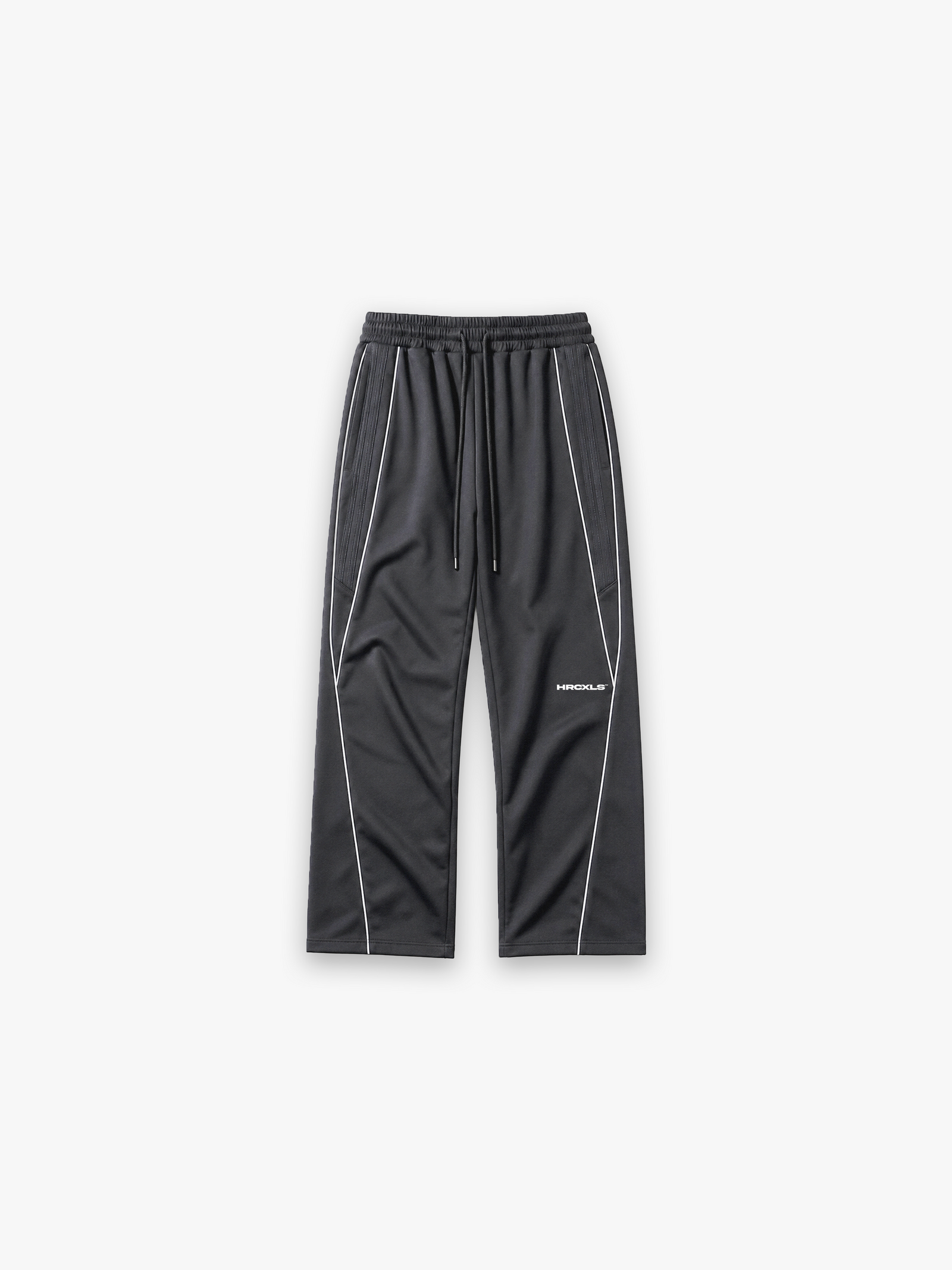 HCX 2026 match: Reflection Striped Straight-Leg Sweatpants - reflective grey sweatpants