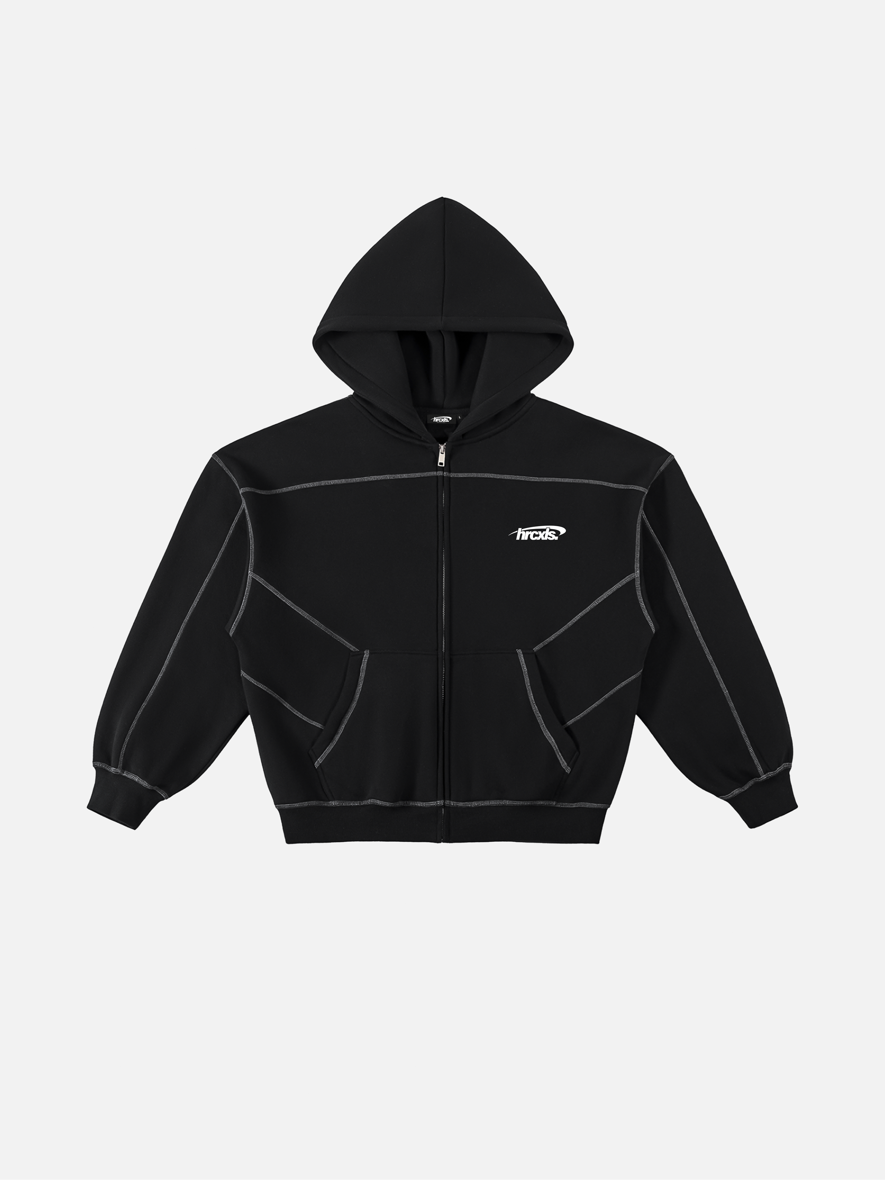 Sport Zip Boxy Hoodie