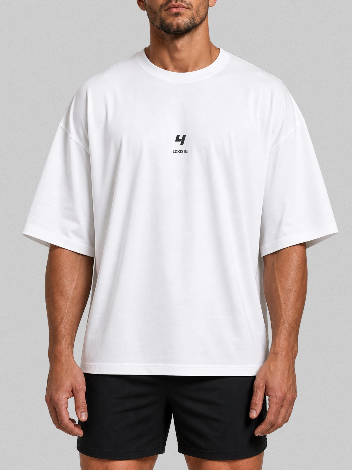 LCKD IN T-Shirt worn by model