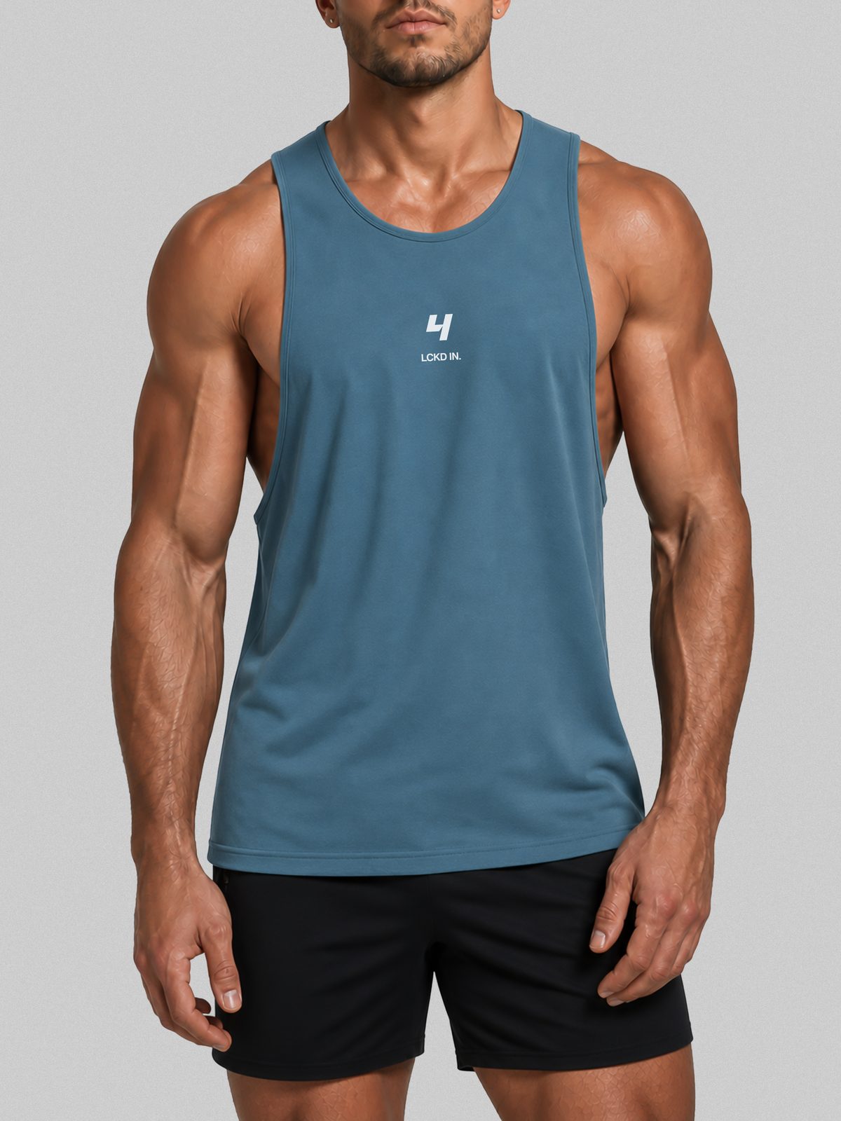 LCKD IN Cut Off worn by model