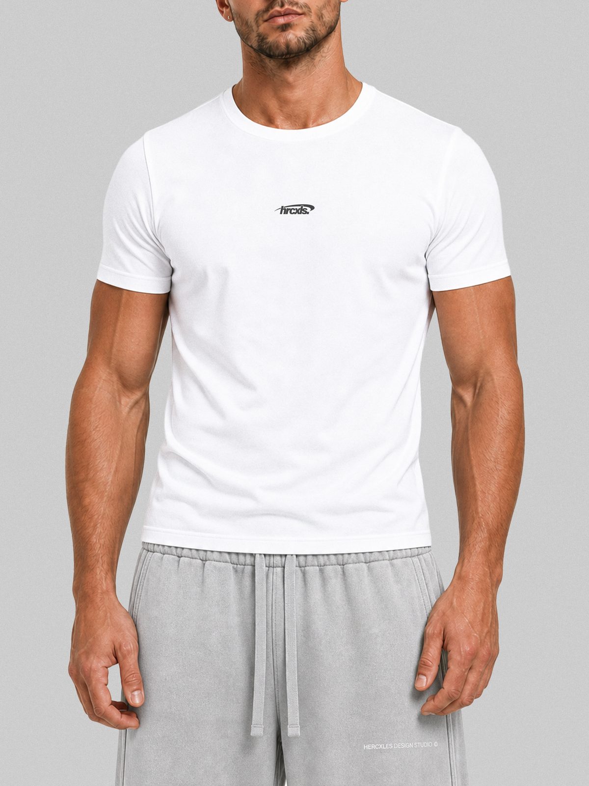 Sport Fitted T-Shirt worn by model