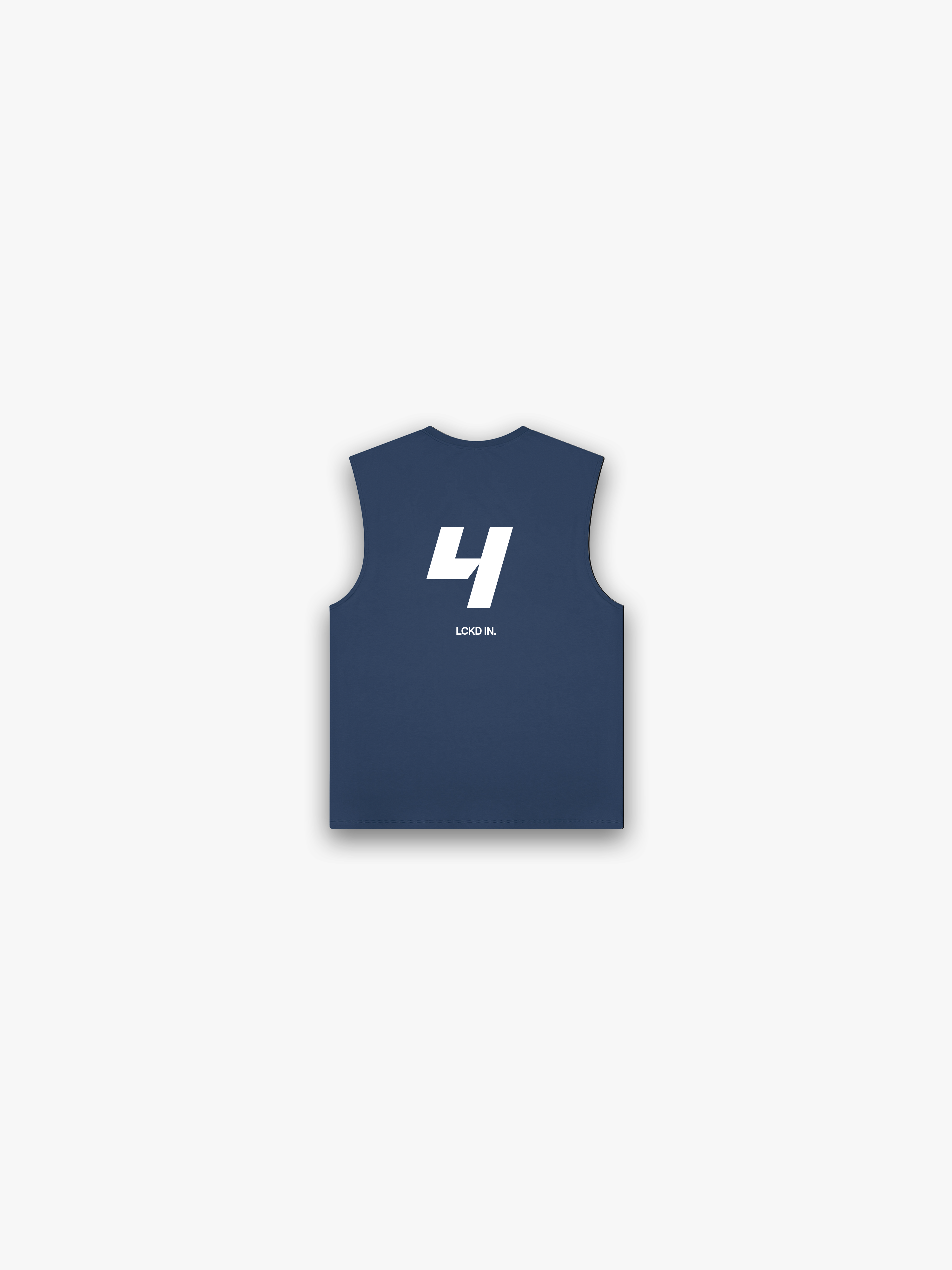 LCKD IN Cut Off - Blue flat lay back