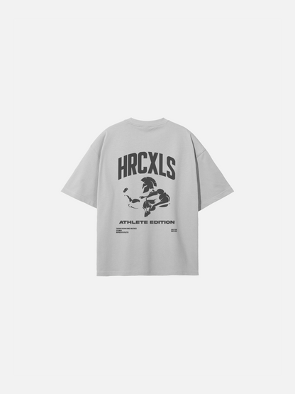 HERCXLES: Athlete Edition Oversized T-Shirt - Light Grey image 1 flat lay