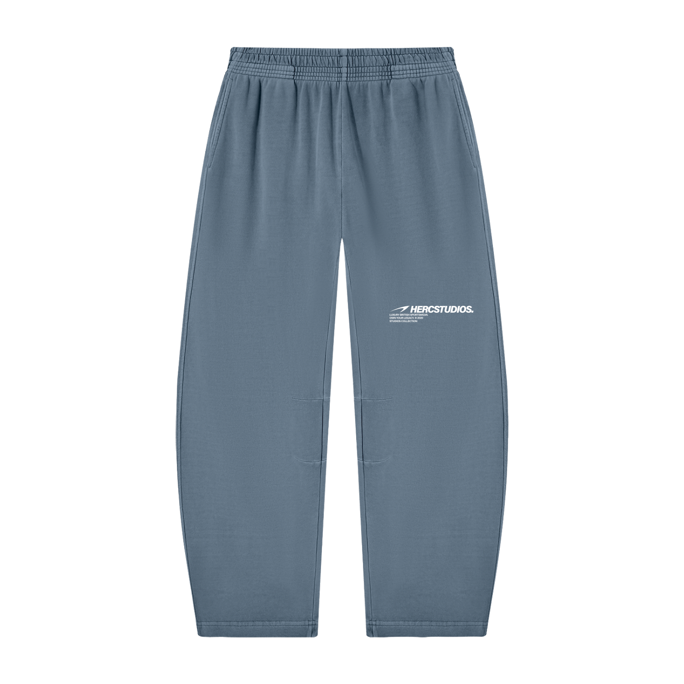 Unisex Vintage Washed Barrel Leg Sweatpants