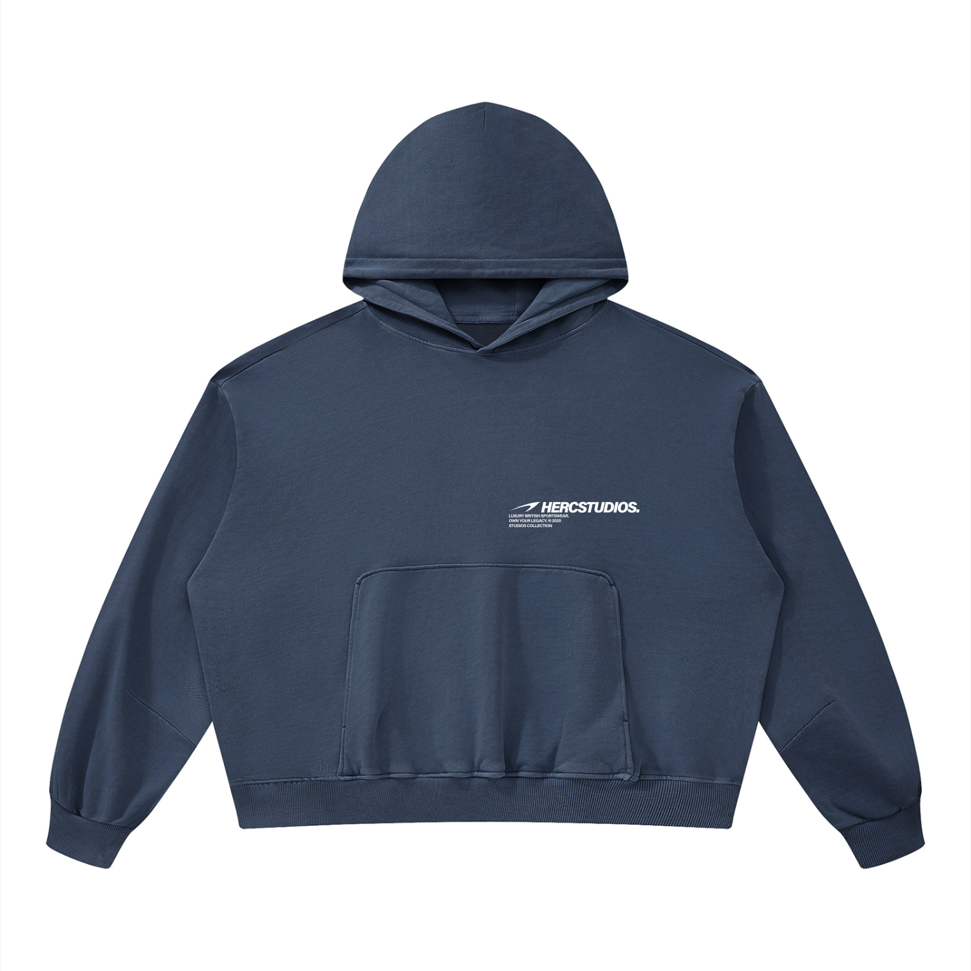 Unisex Boxy Vintage Washed Hoodie
