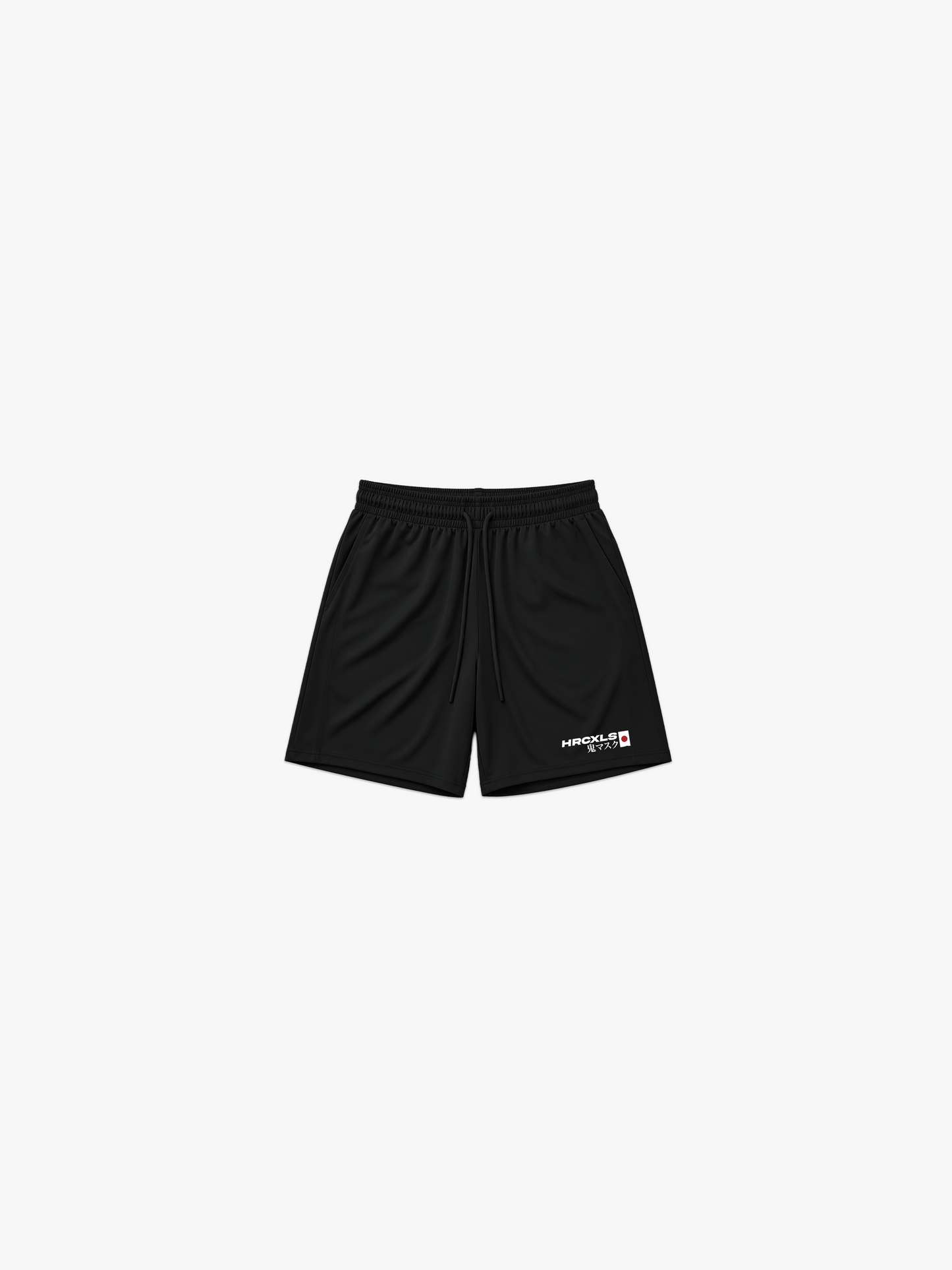 Oni 7" Shorts - Black front flat lay