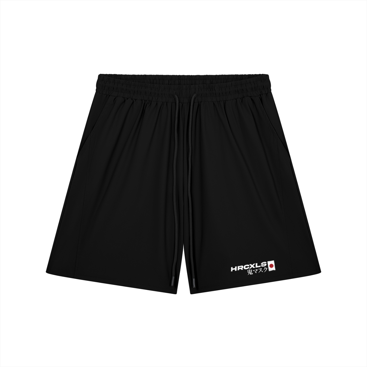 Oni 7" Shorts - Black front flat lay