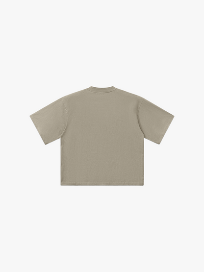 Lifting Club HUGE T-Shirt - Khaki back flat lay