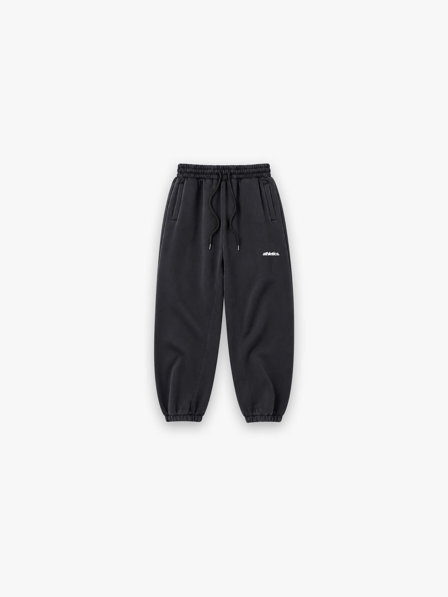 Athletics Oversized Sweatpants - Black flat lay front