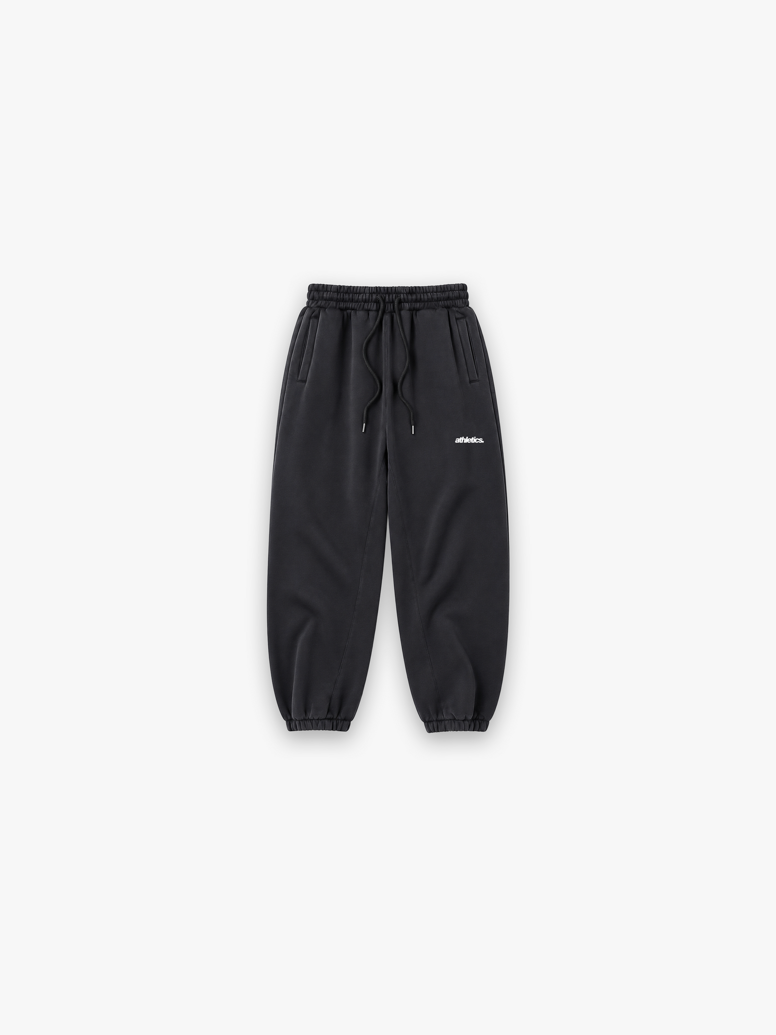 Athletics Oversized Sweatpants - Black flat lay front
