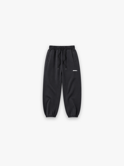 Athletics Oversized Sweatpants - Black flat lay front