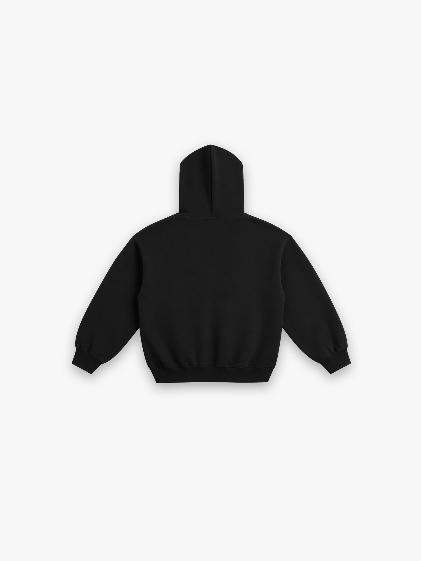 HERCXLES Property Of Oversized Hoodie - Black back flatlay