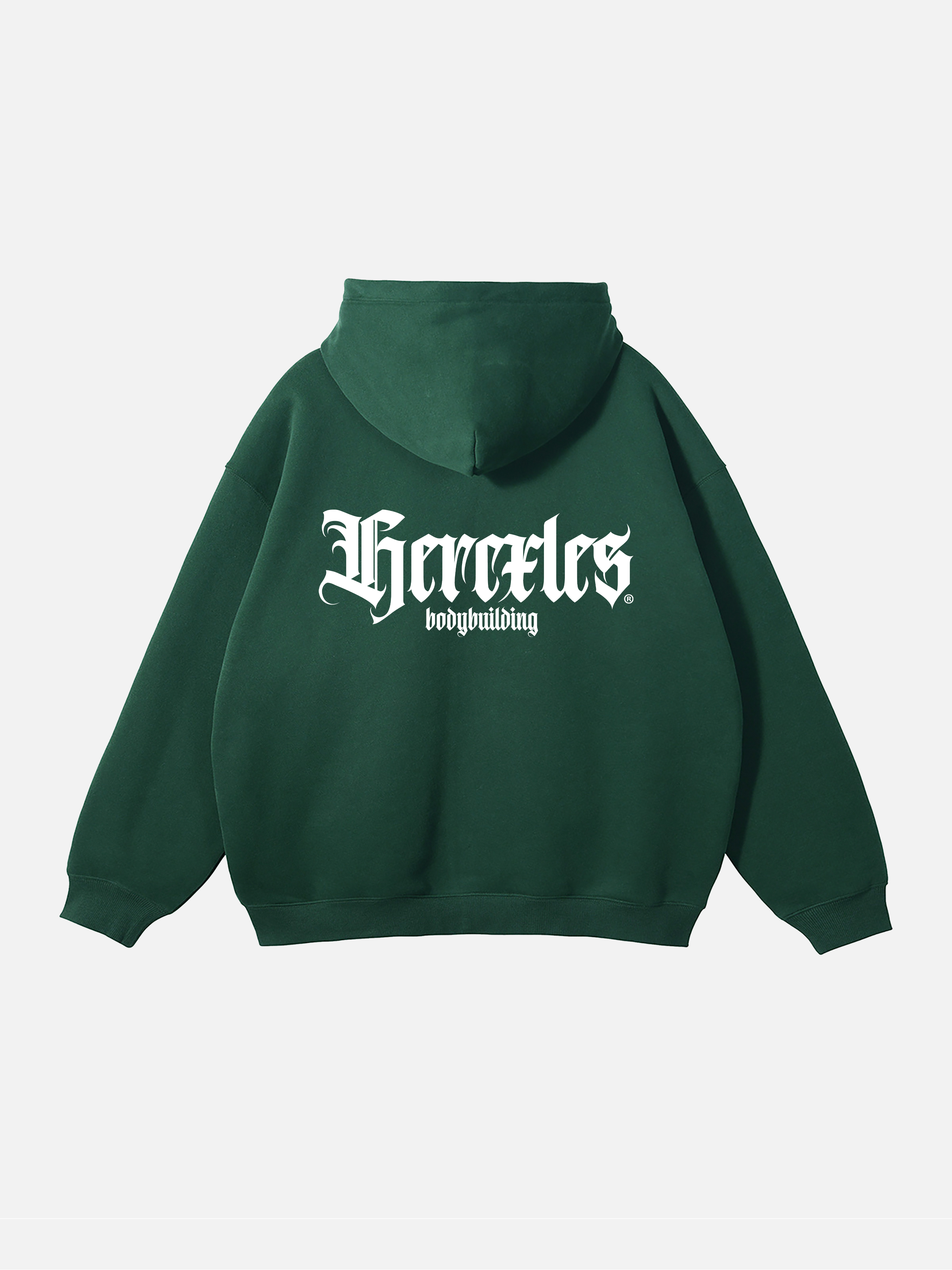 Bodybuilding Relaxed Zip Up Hoodie