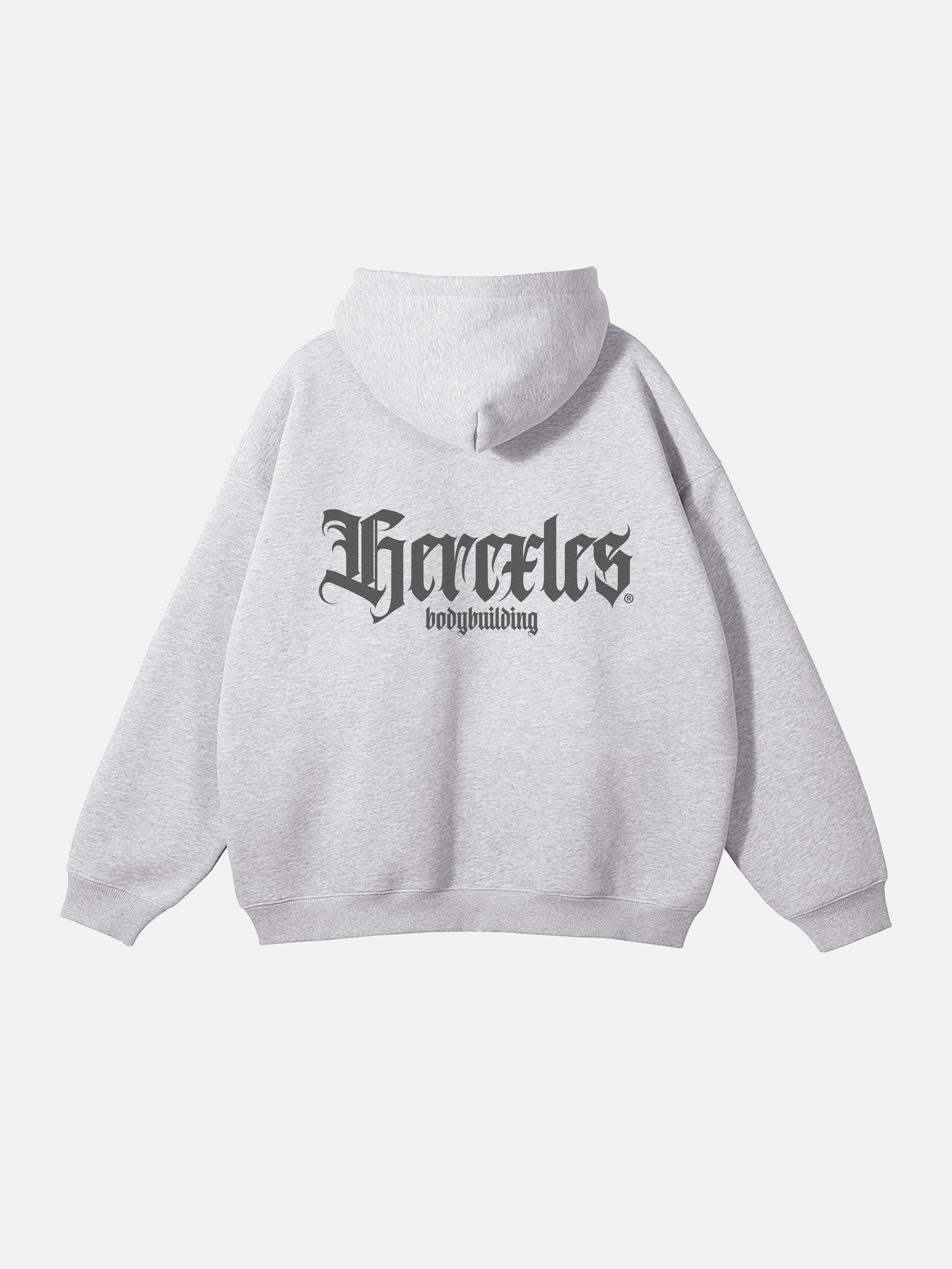 Bodybuilding Relaxed Zip Up Hoodie