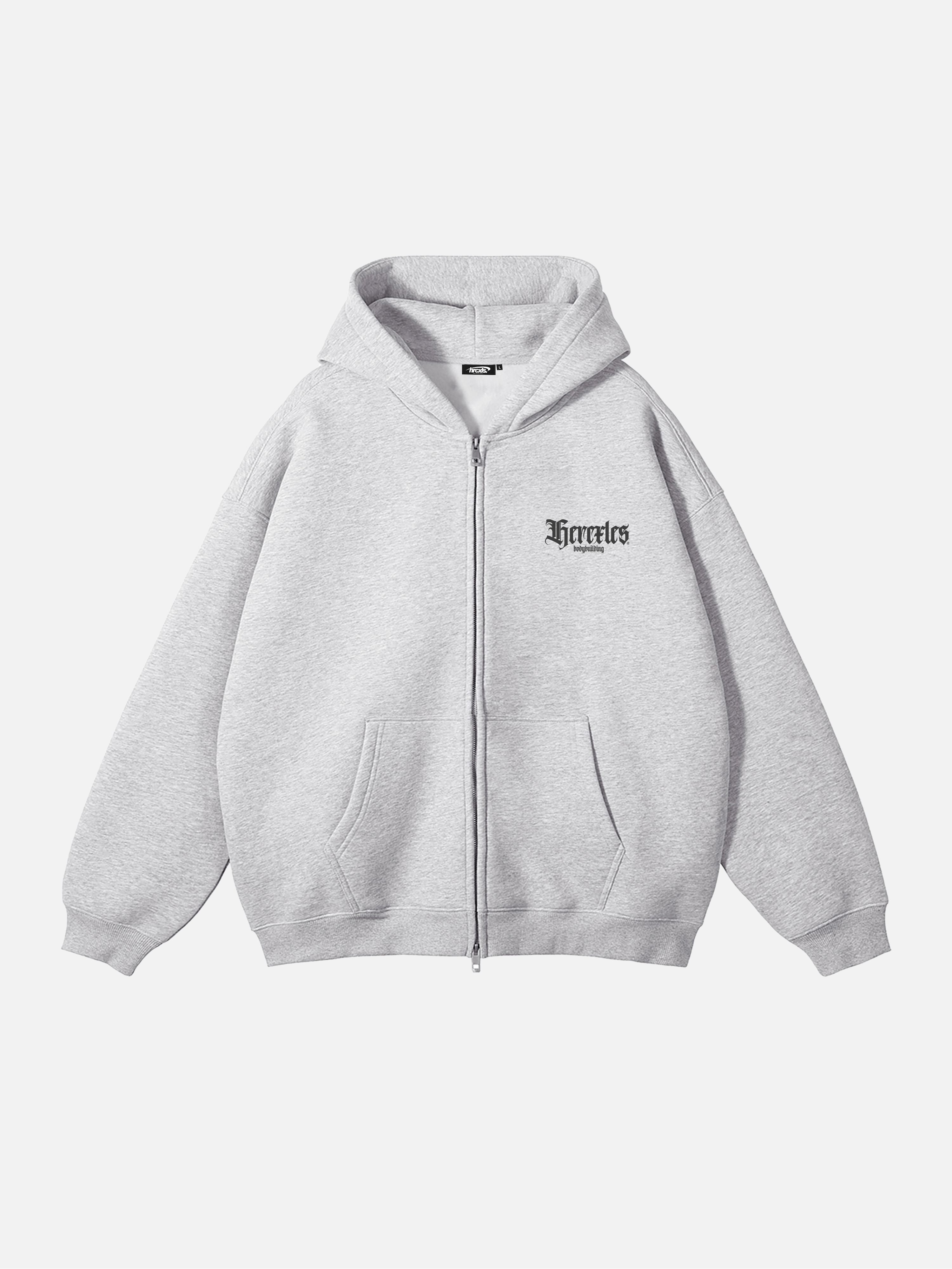 Bodybuilding Relaxed Zip Up Hoodie