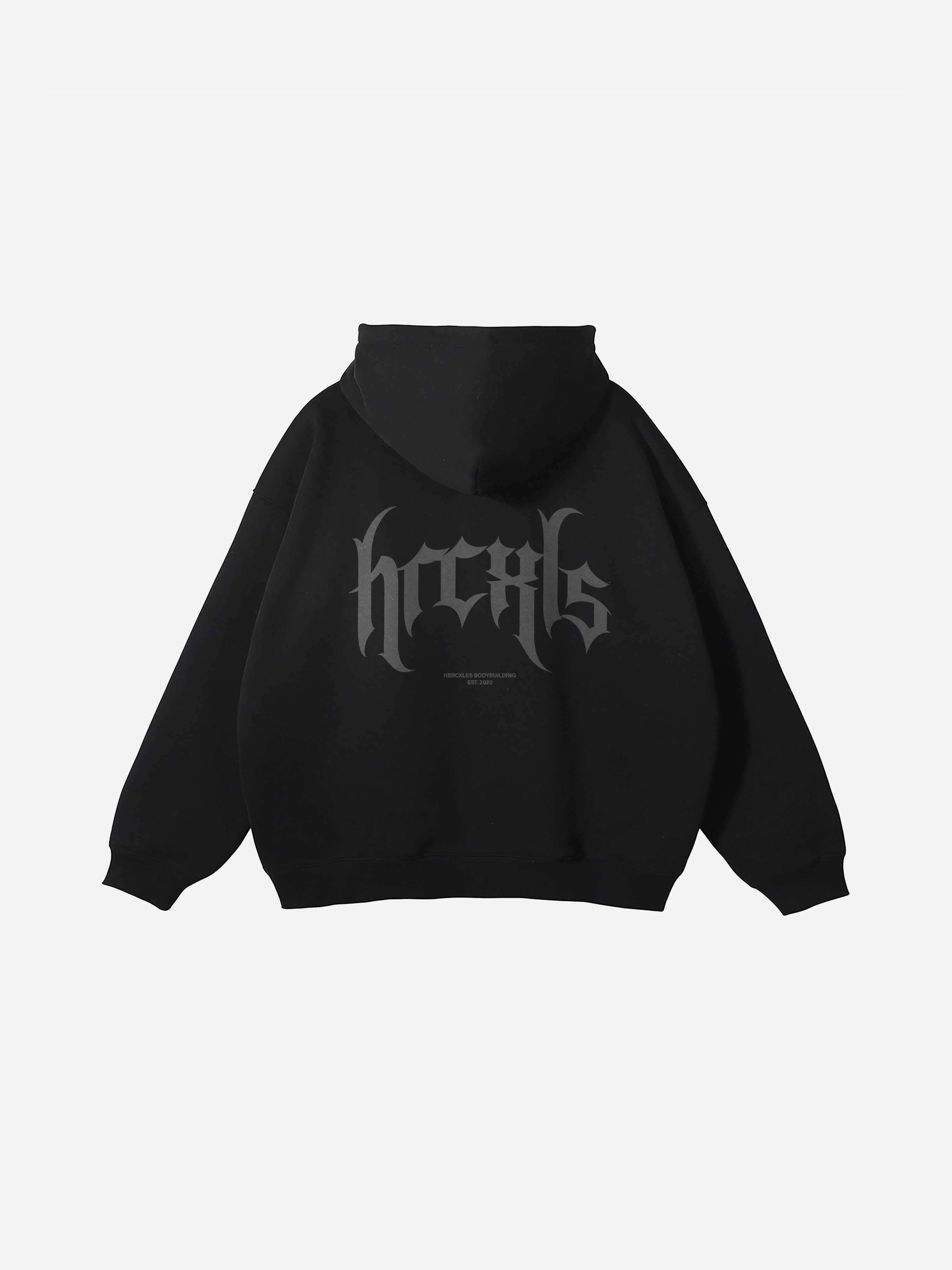 Gothic Relaxed Zip Up Hoodie