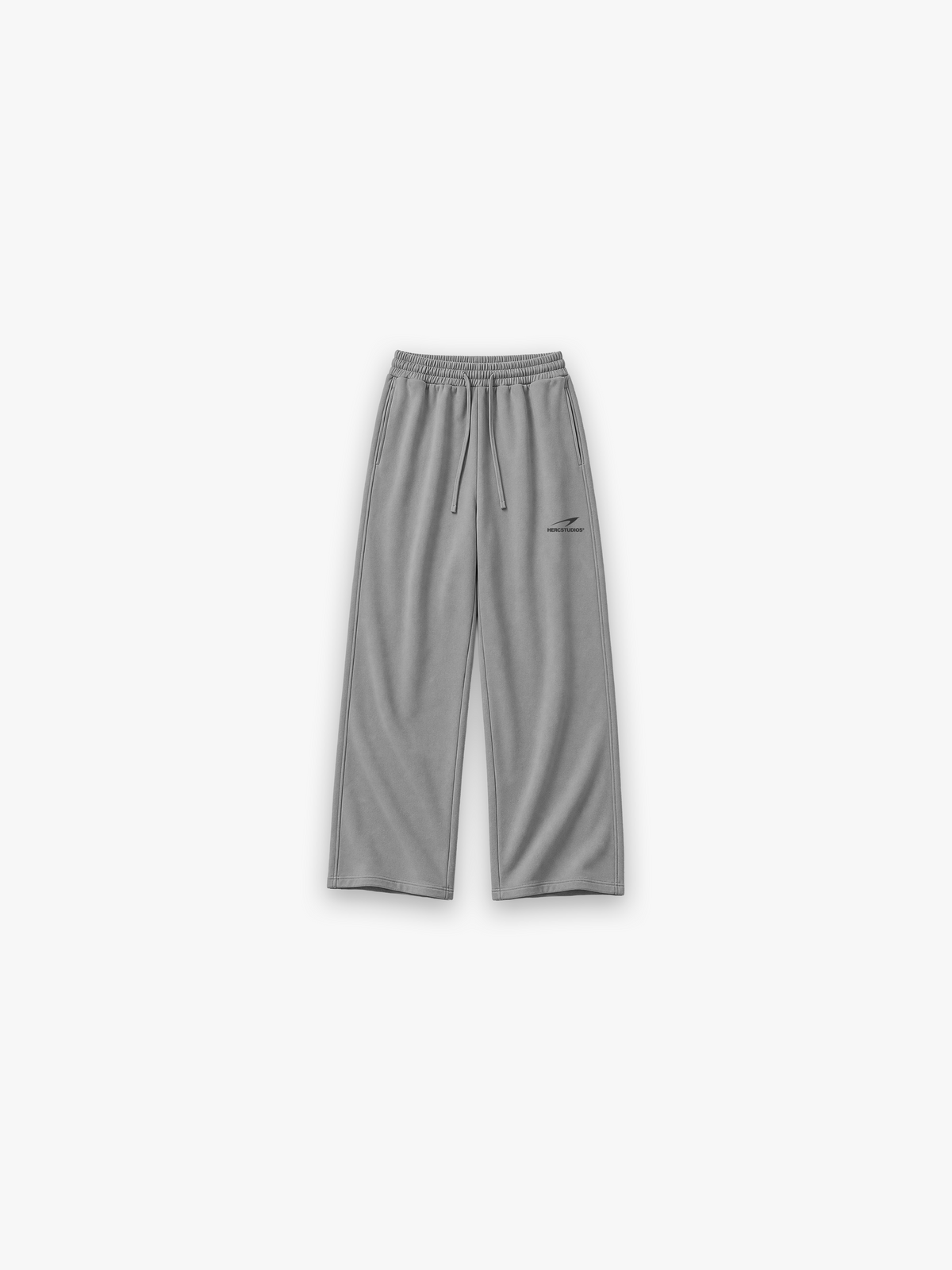 HERCSTUDIOS Sweatpants - Grey front flat lay