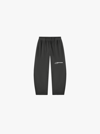 HERCSTUDIOS Sweatpants - Dark Grey front flat lay