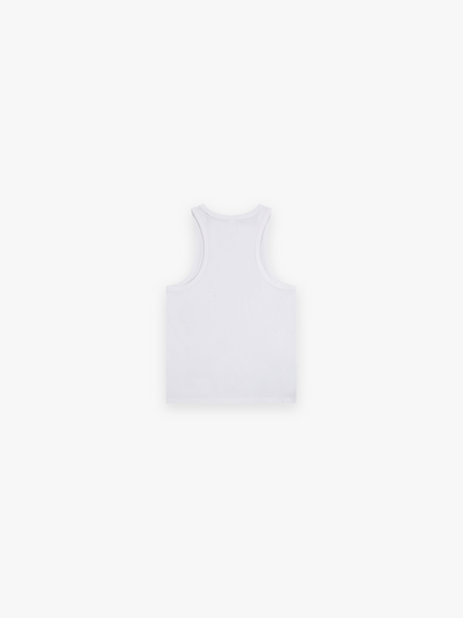 HERCXLES Tank Top - White back flatlay