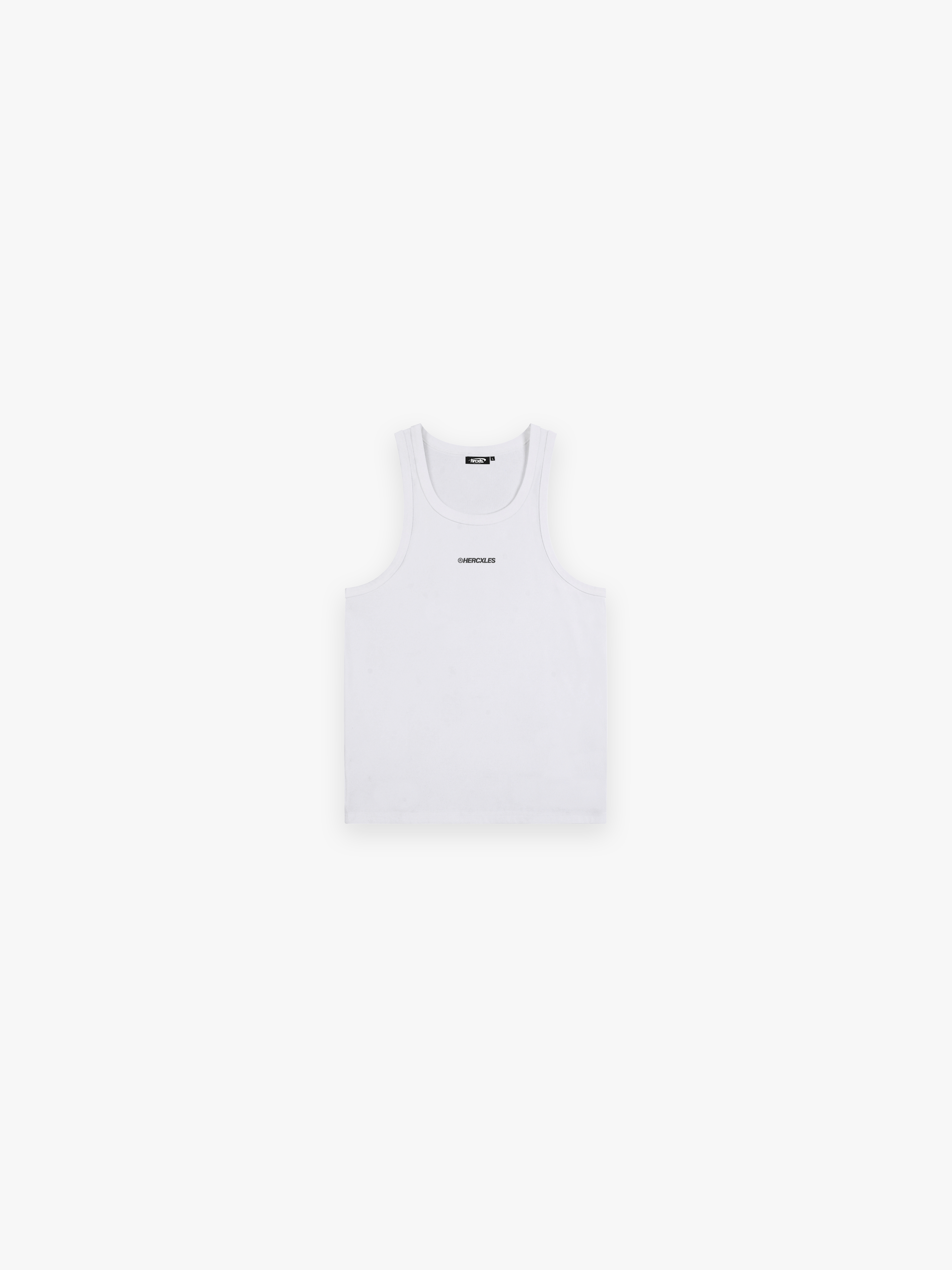 HERCXLES Tank Top - White front flatlay
