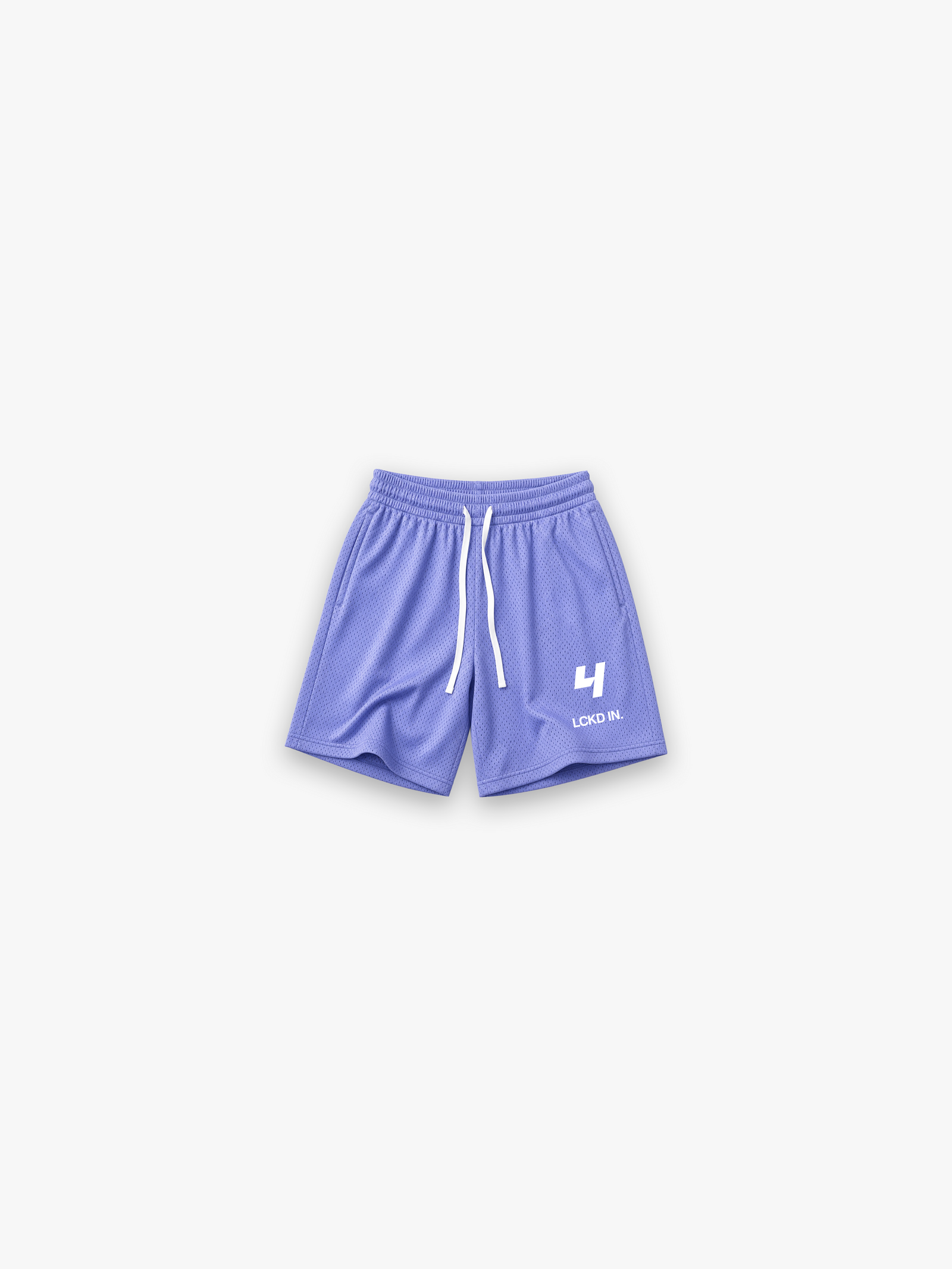 HERCXLES 2026: LCKD IN Mesh Shorts - Purple flat product image