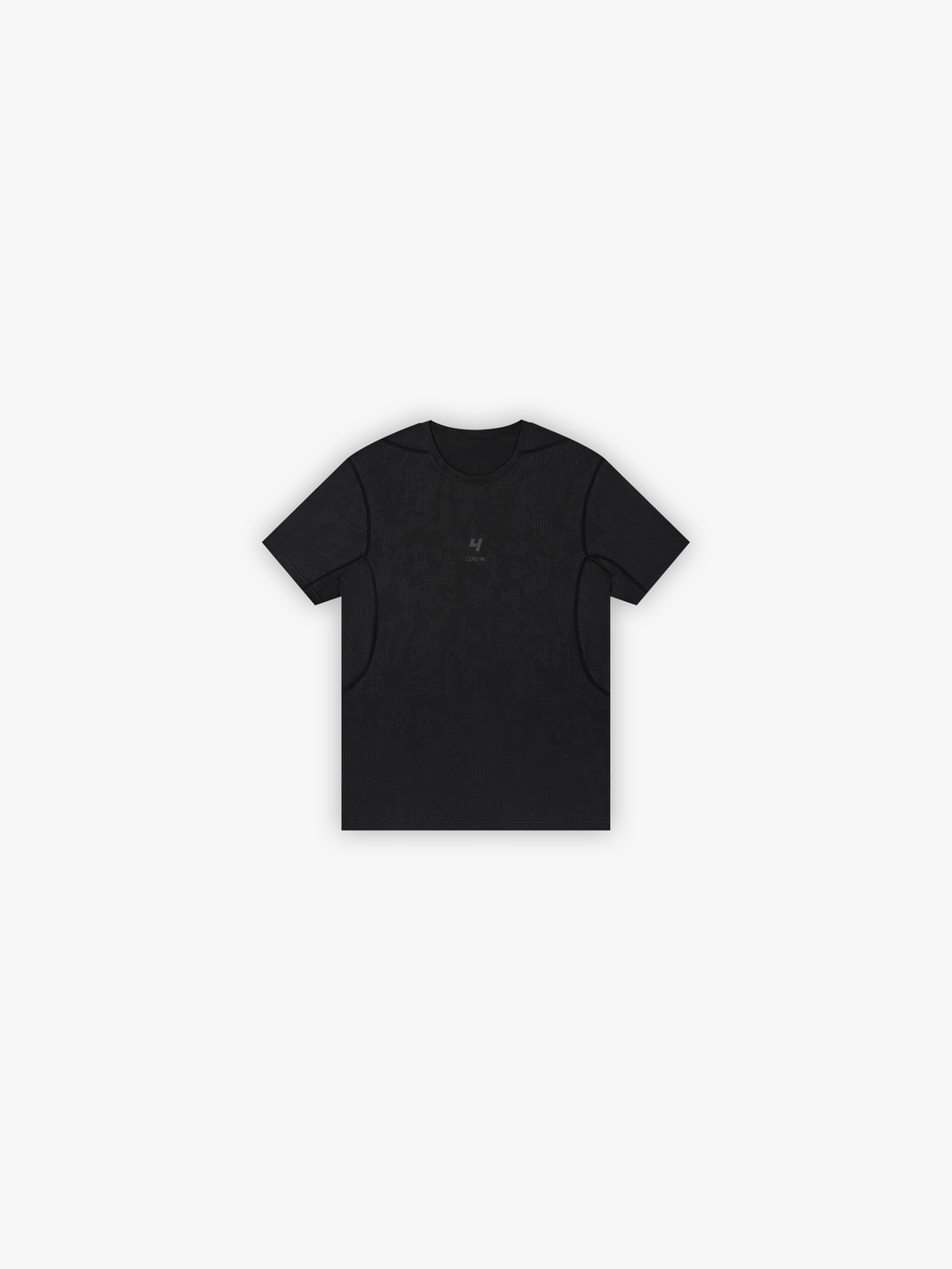 HERCXLES 2026: LCKD IN Fitness Tee - Black front