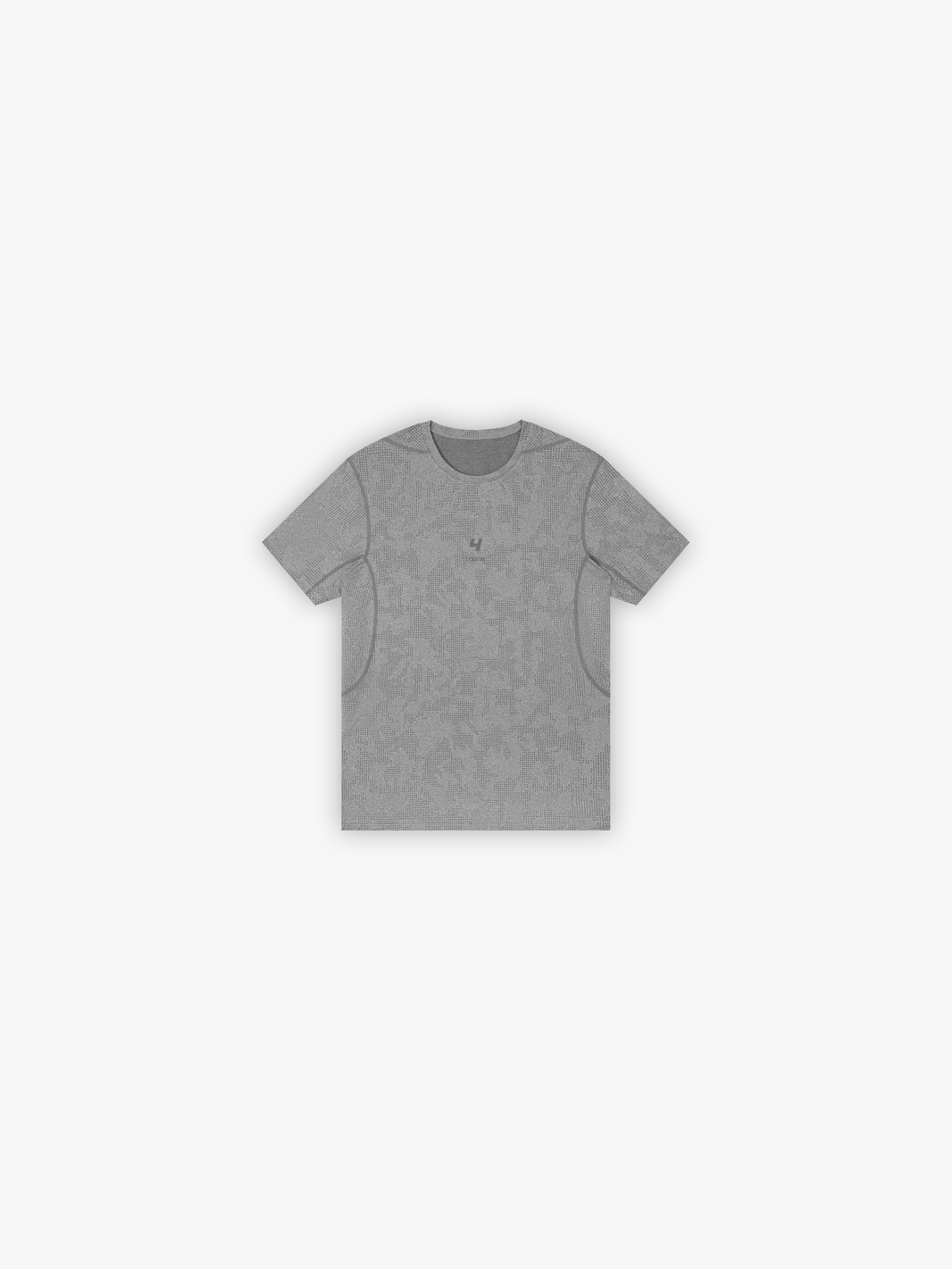 HERCXLES 2026: LCKD IN Fitness Tee - Grey front