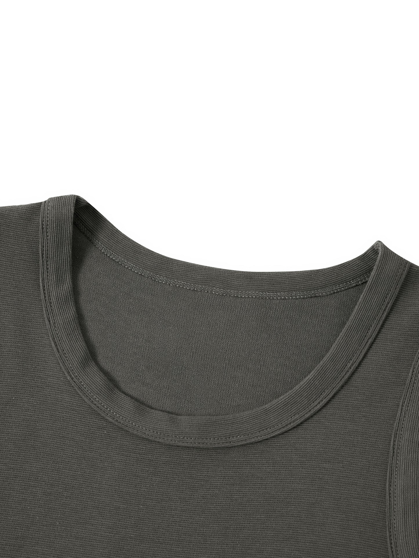Plain Ribbed Tank Top