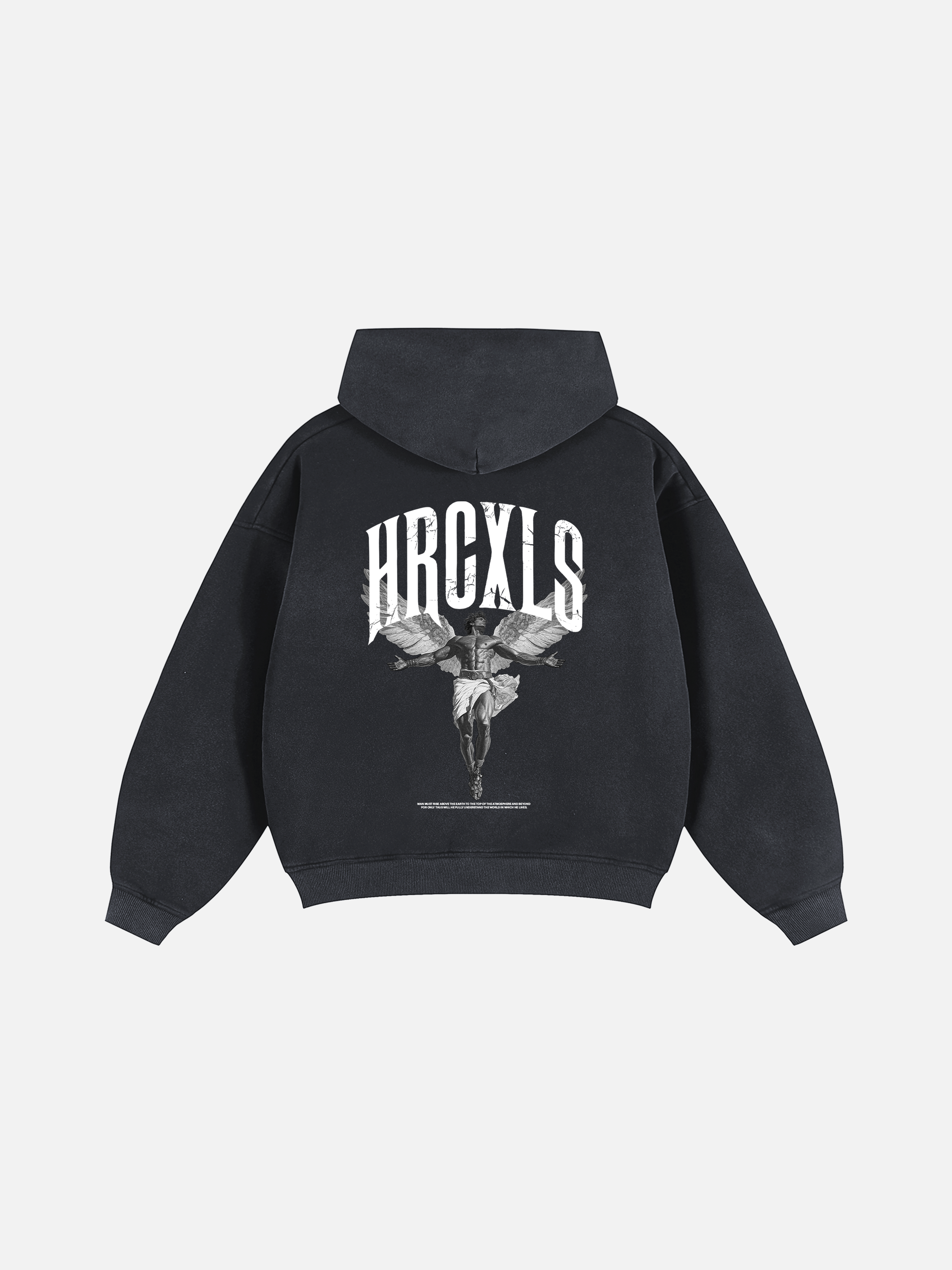 Archangel faded oversized zip-up hoodie