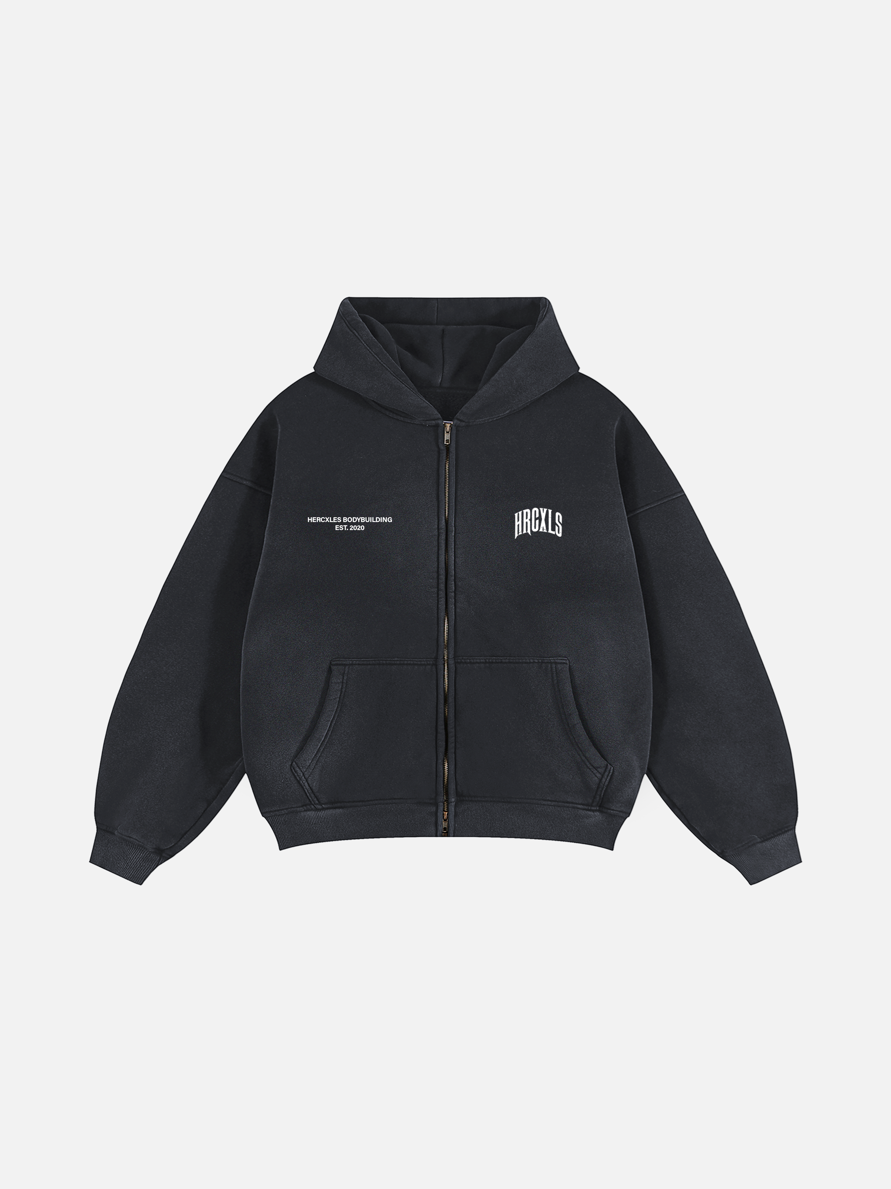 Archangel faded oversized zip-up hoodie