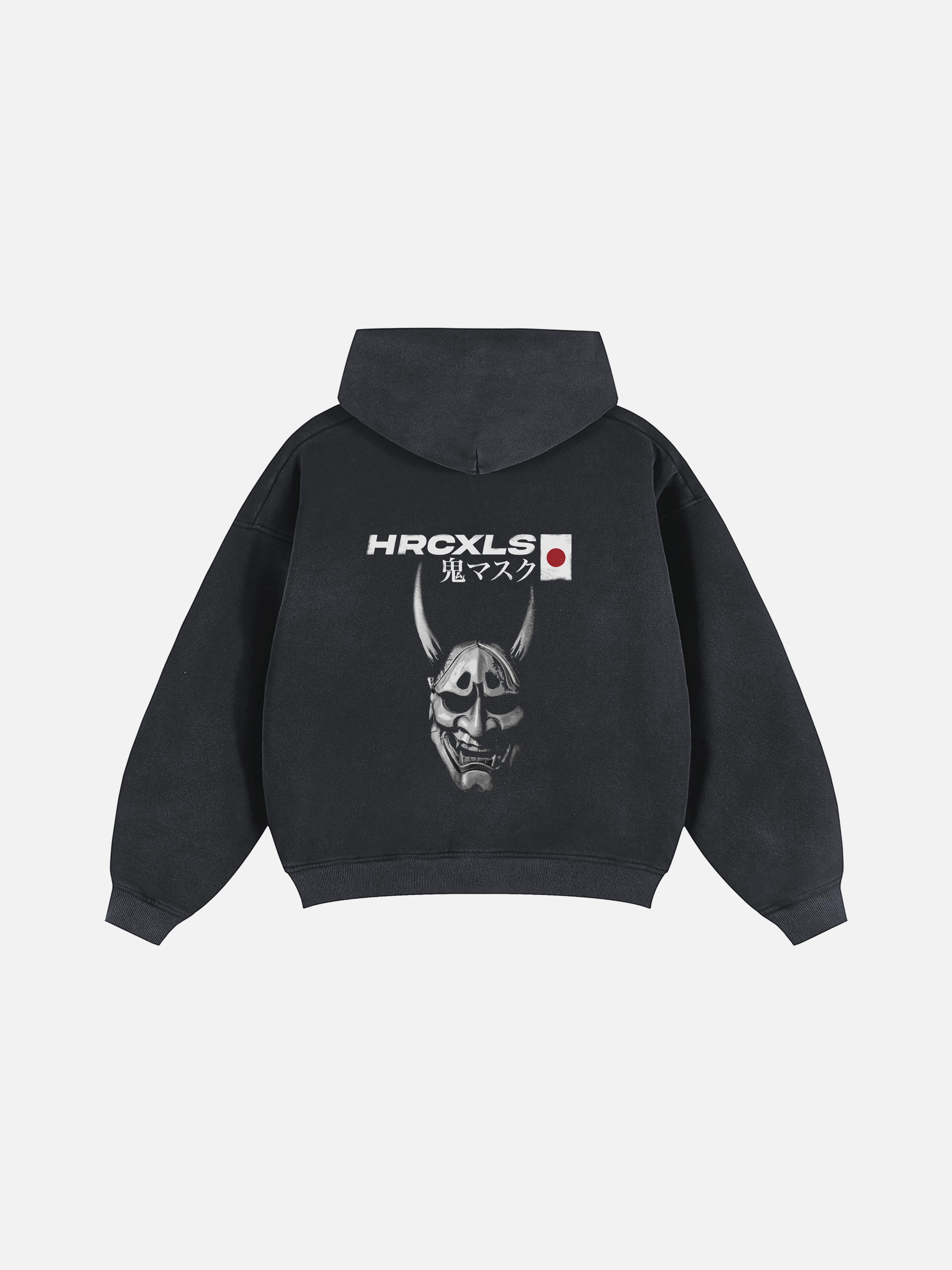 Oni faded oversized zip-up hoodie