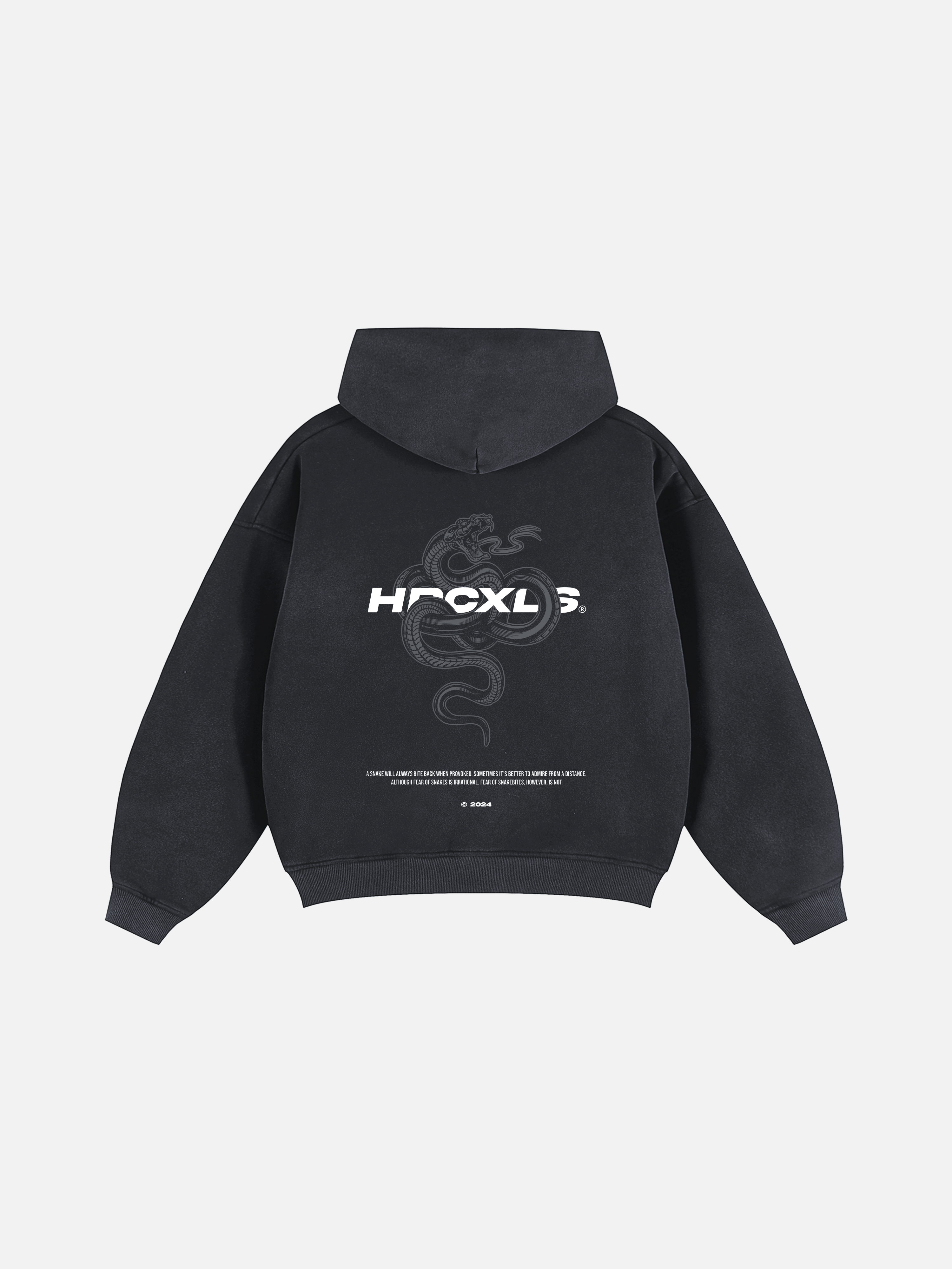 Venom faded oversized zip-up hoodie