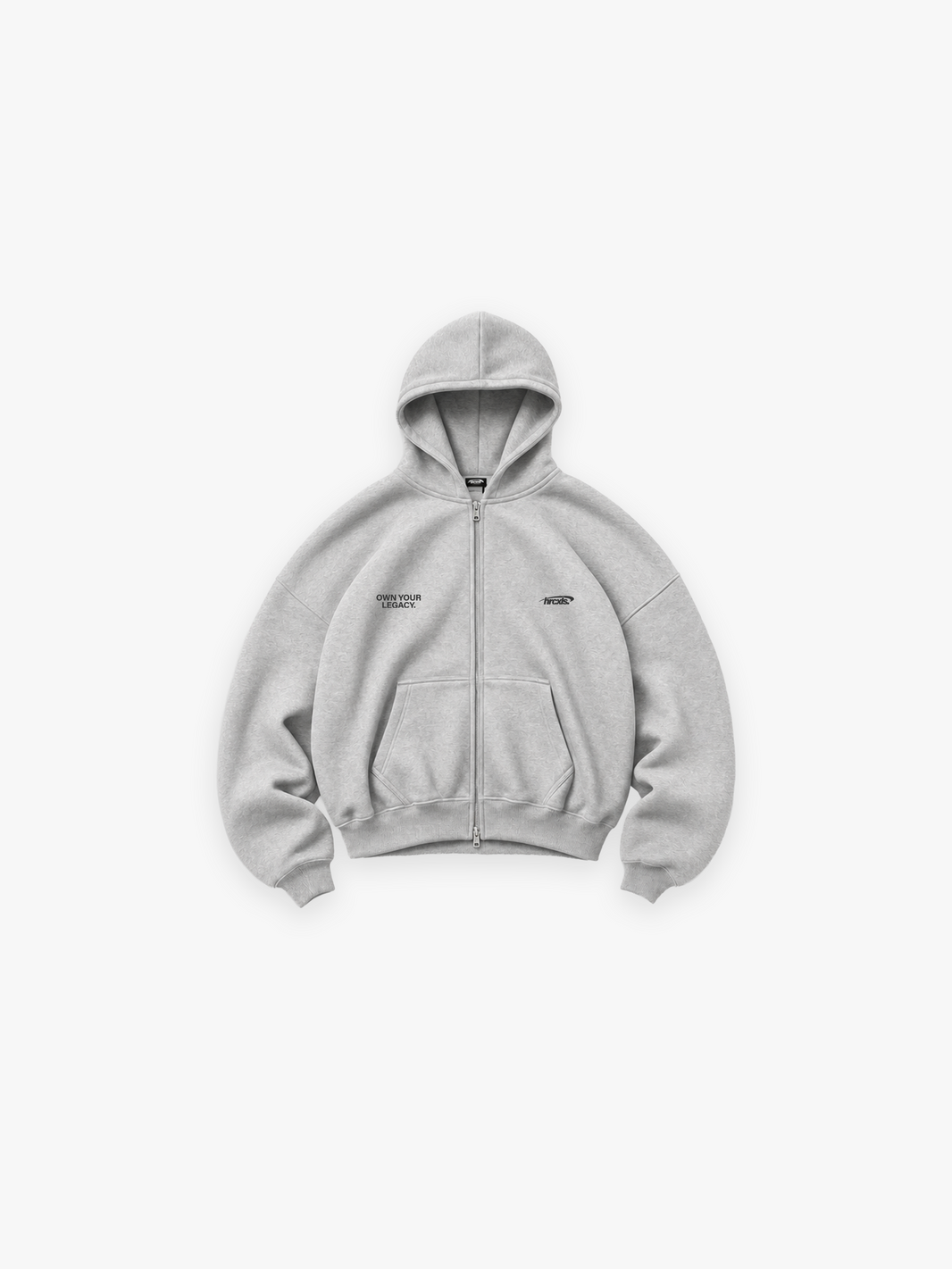 HERCXLES 2026: Own Your Legacy Zip Hoodie - Own Your Legacy zip hoodie grey