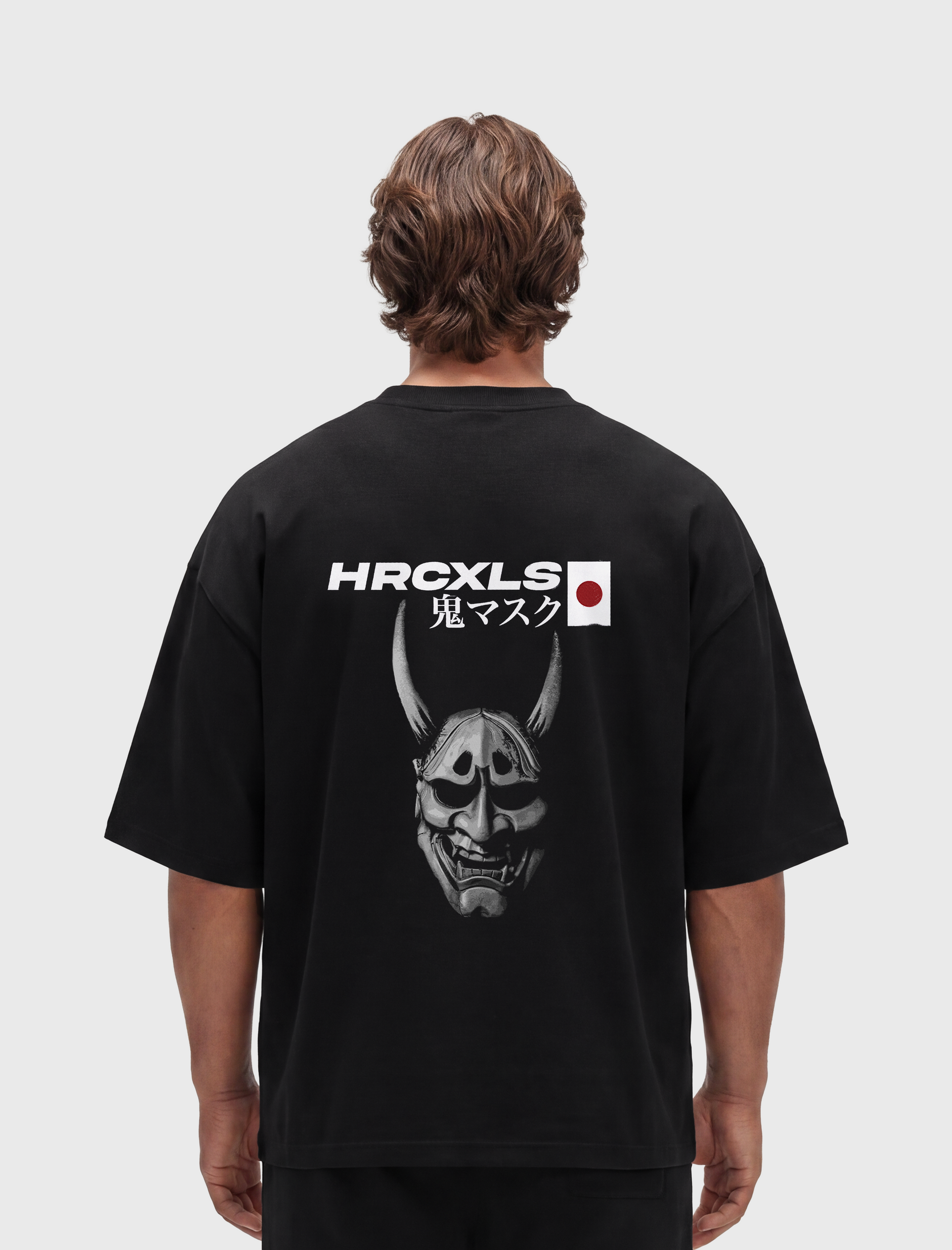 HERCXLES 2026: Oni Giant T-Shirt - Black model back